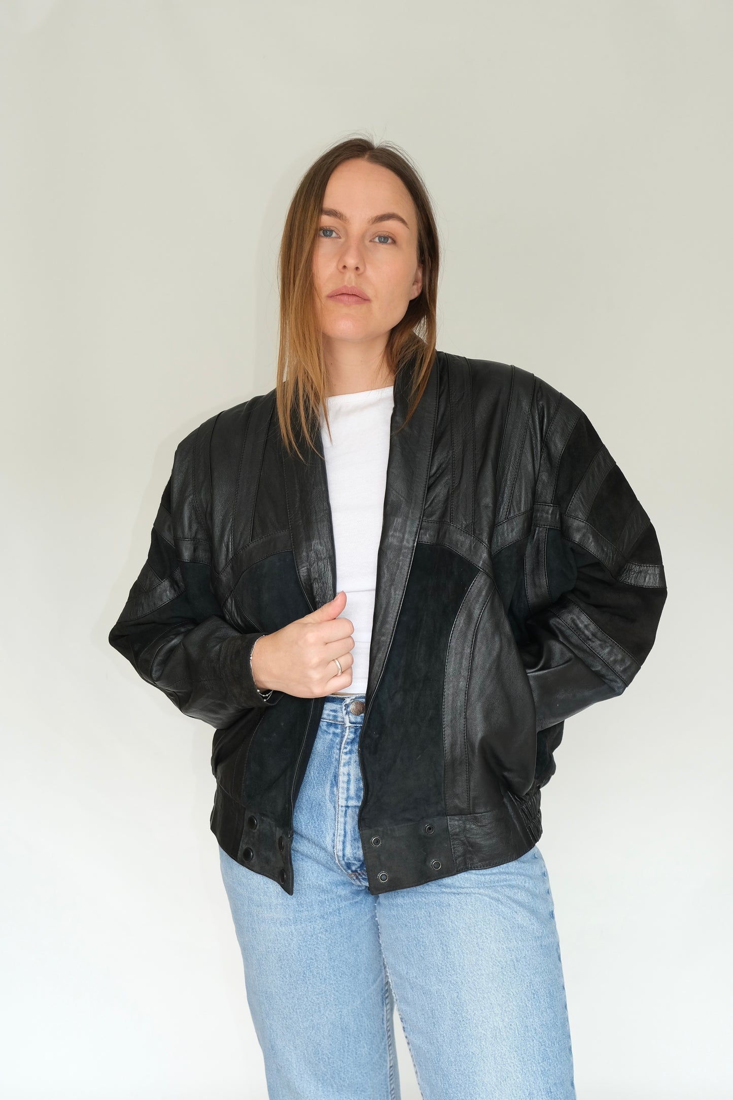 La Mode 80’s Leather Jacket