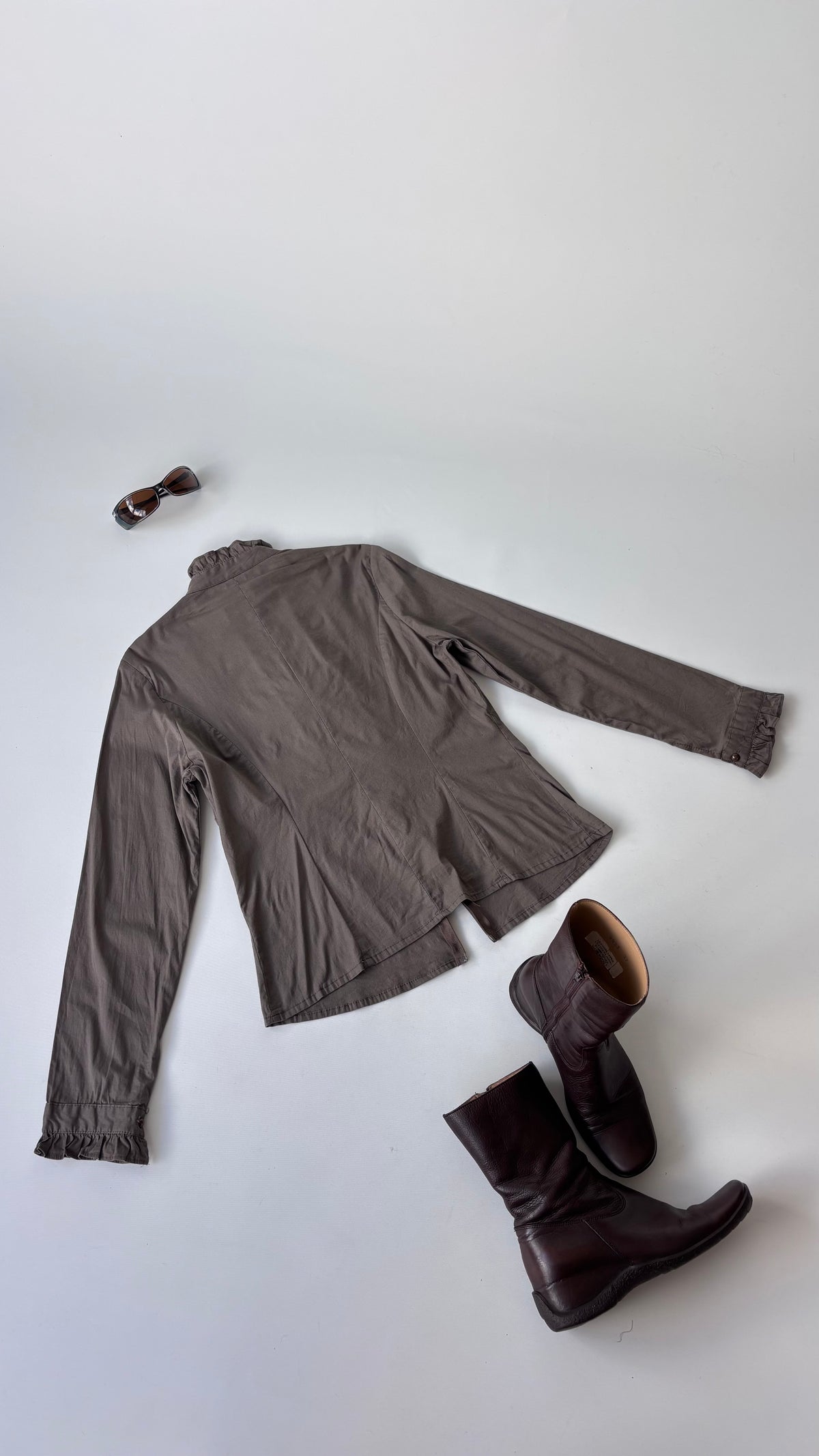 Levina Ruffle Shirt Jacket (12-14)