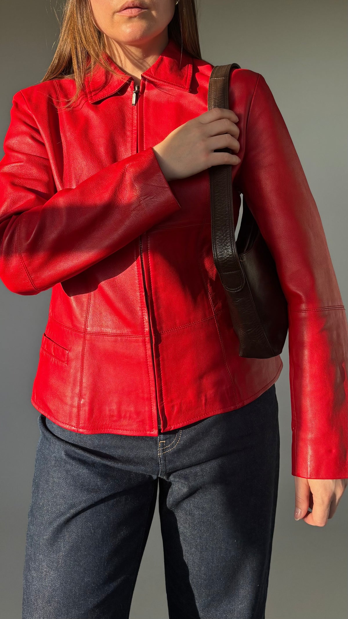 Calezano Leather Jacket (8-10)