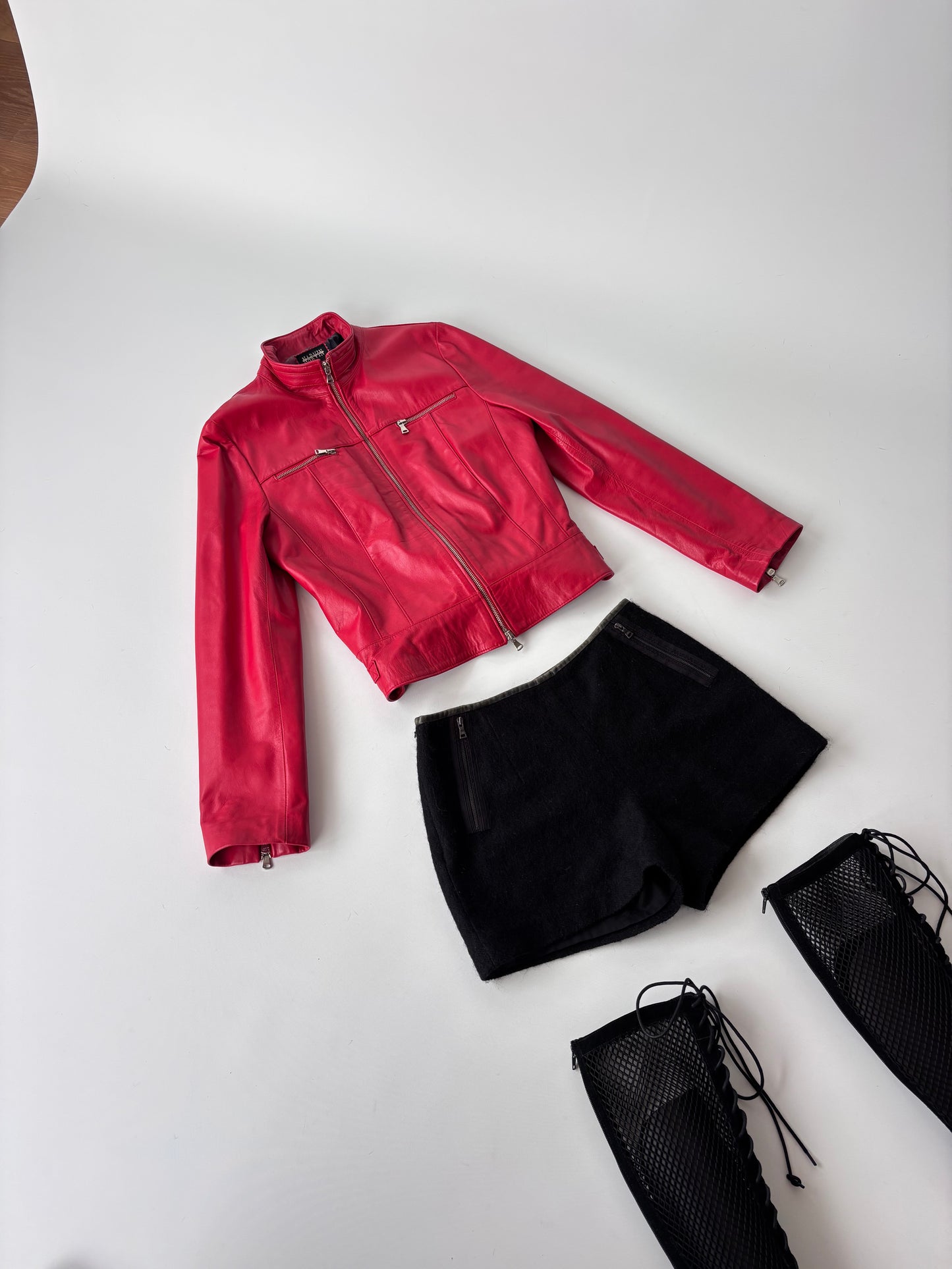 Narvin Leather Moto Jacket