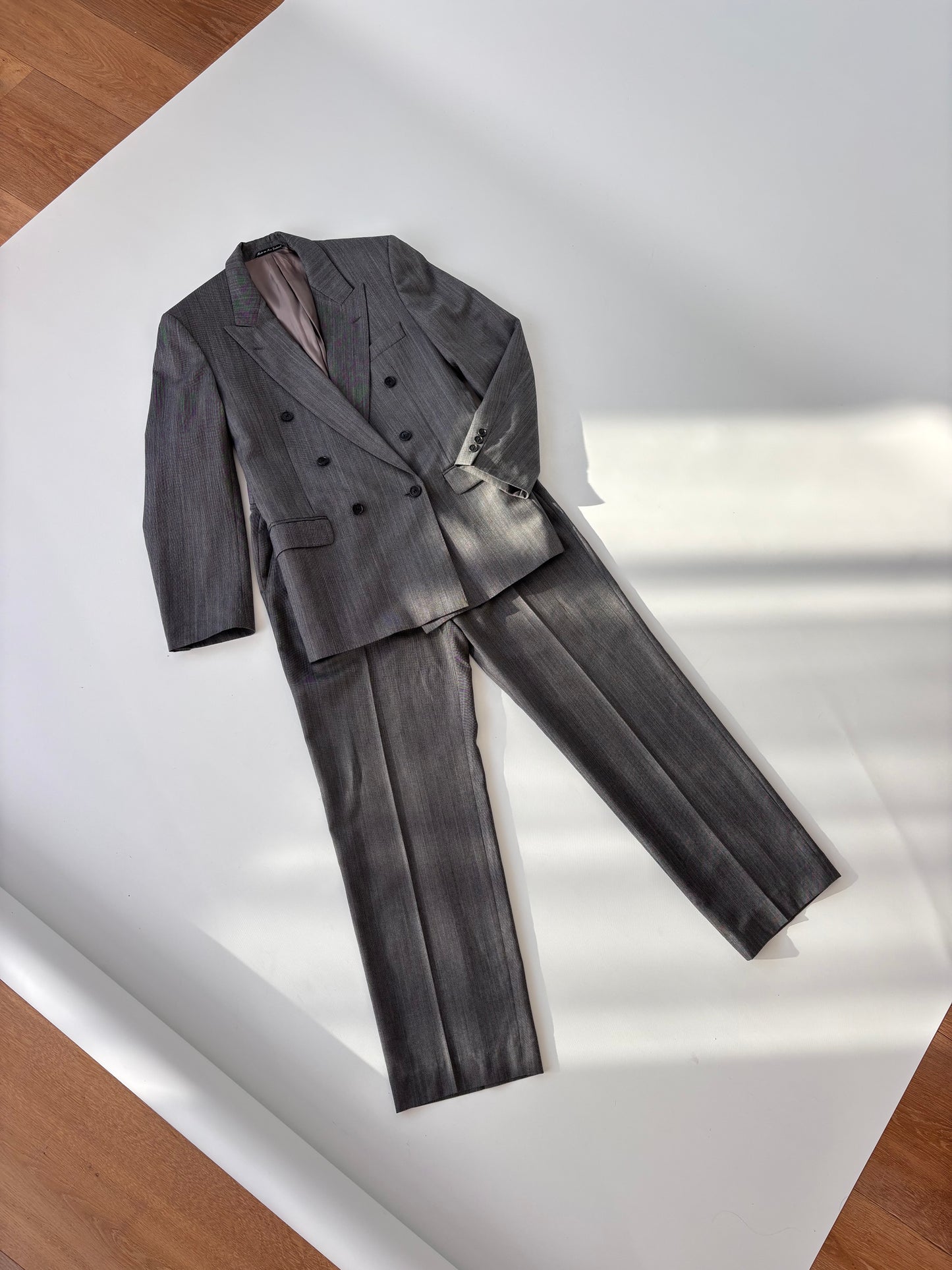 Rembrandt Wool Stripe Pant Suit
