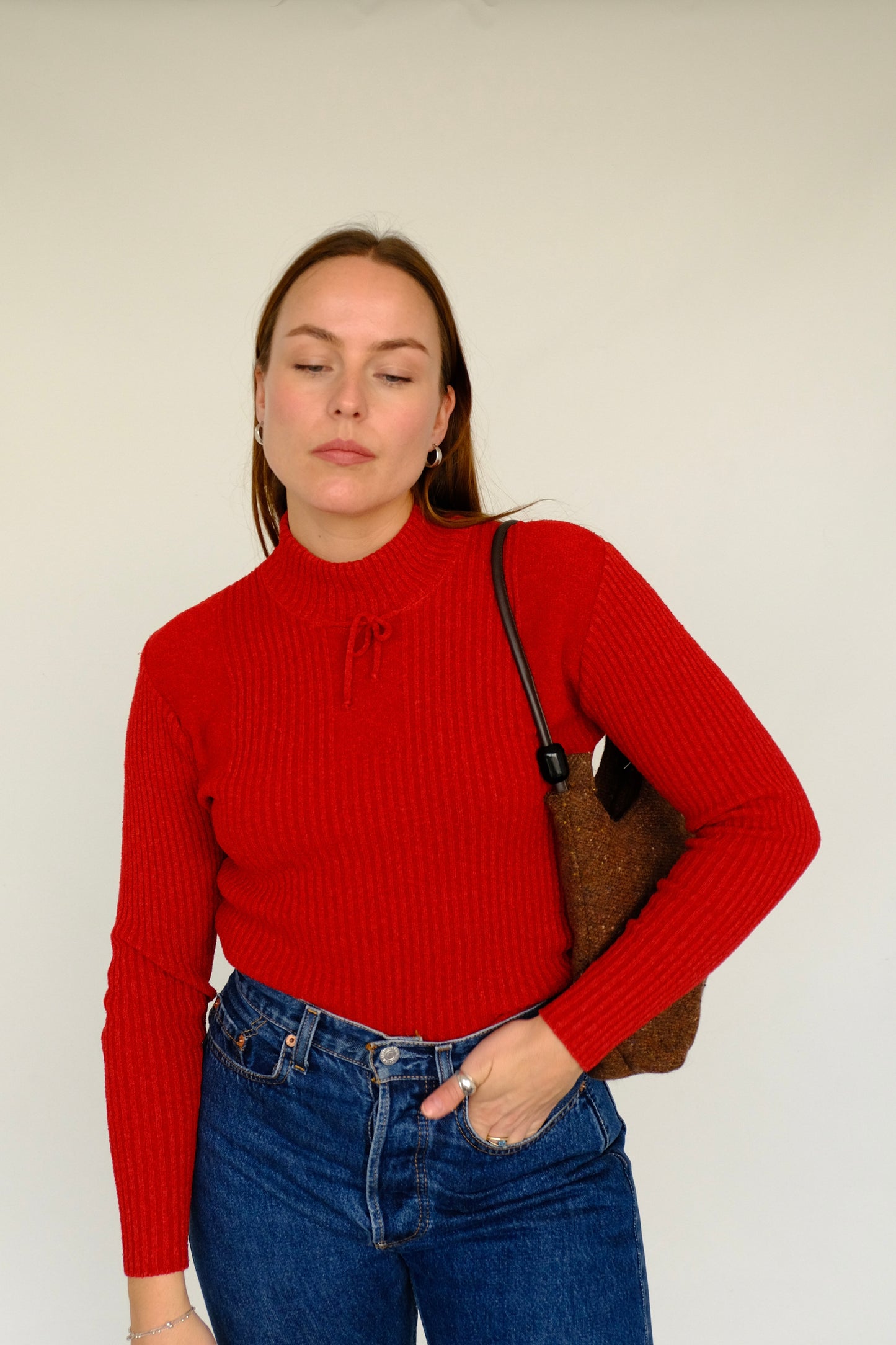 Shetland Ribbed Polo Knit