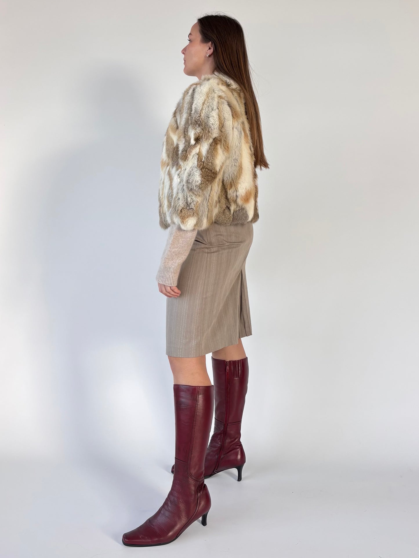Genuine Fur Cropped Jacket