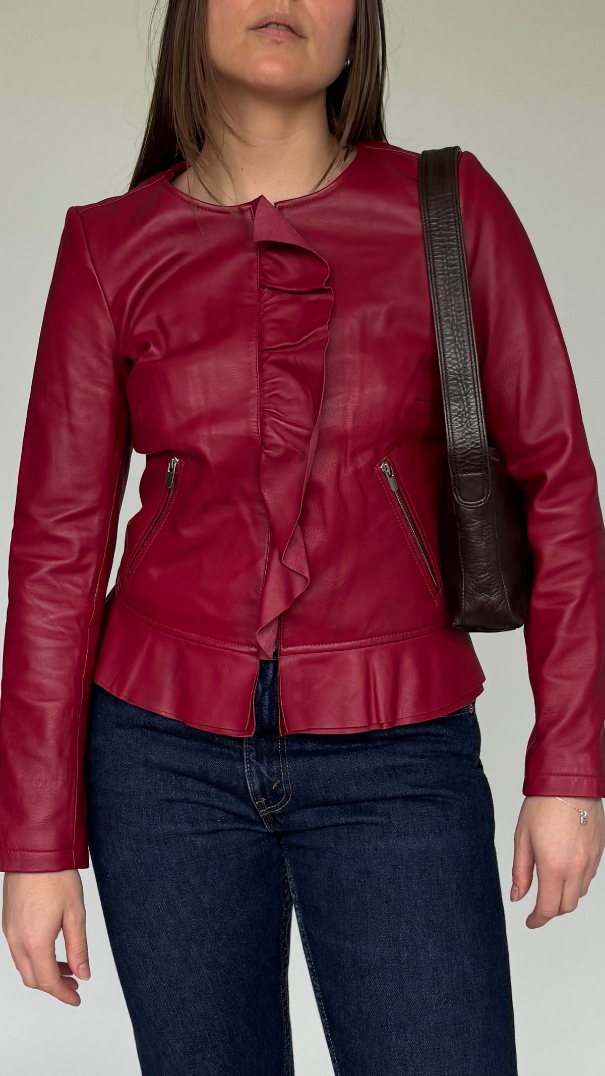 Grace Hill Leather Jacket (8-10)