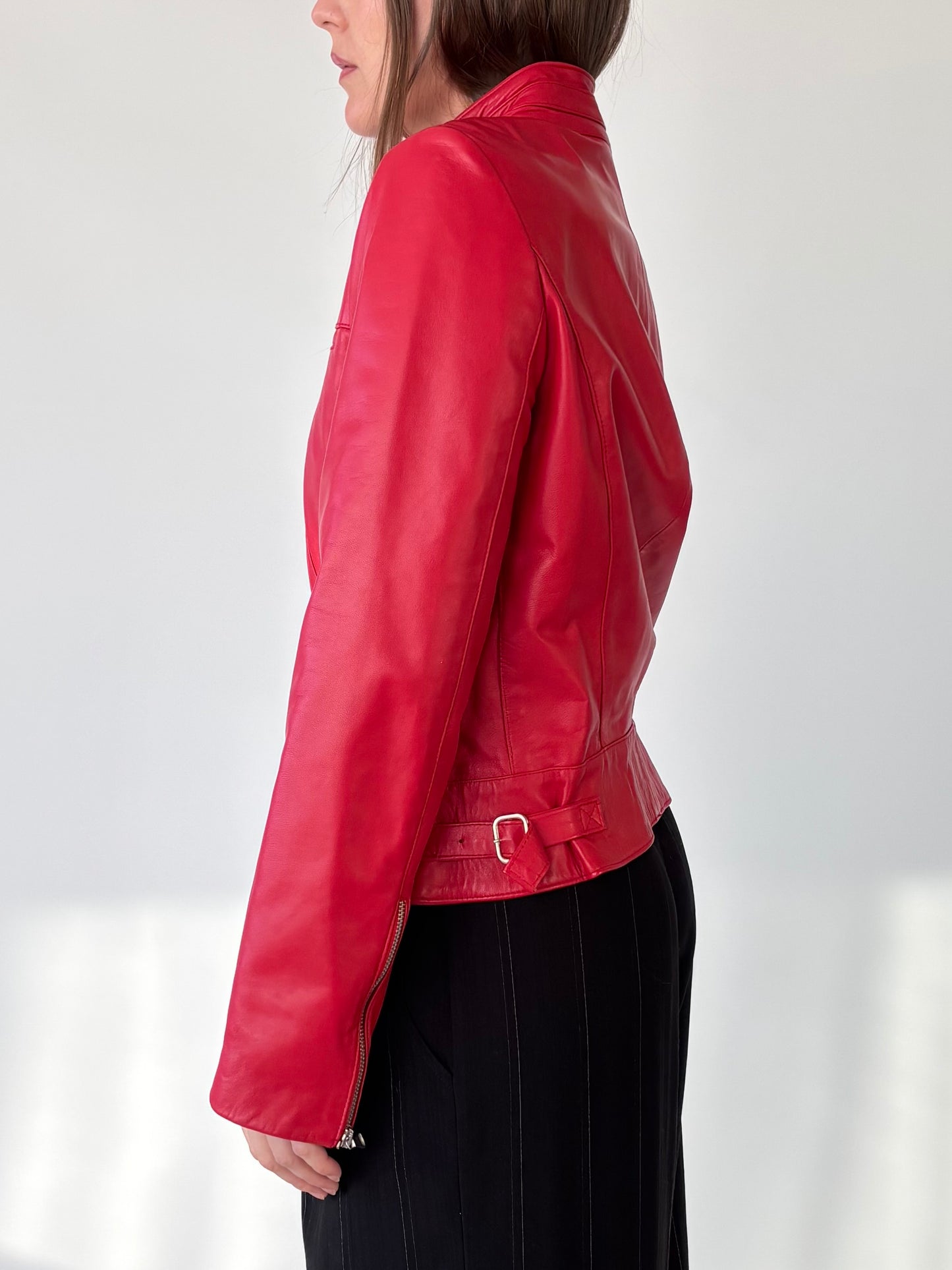 Narvin Leather Moto Jacket