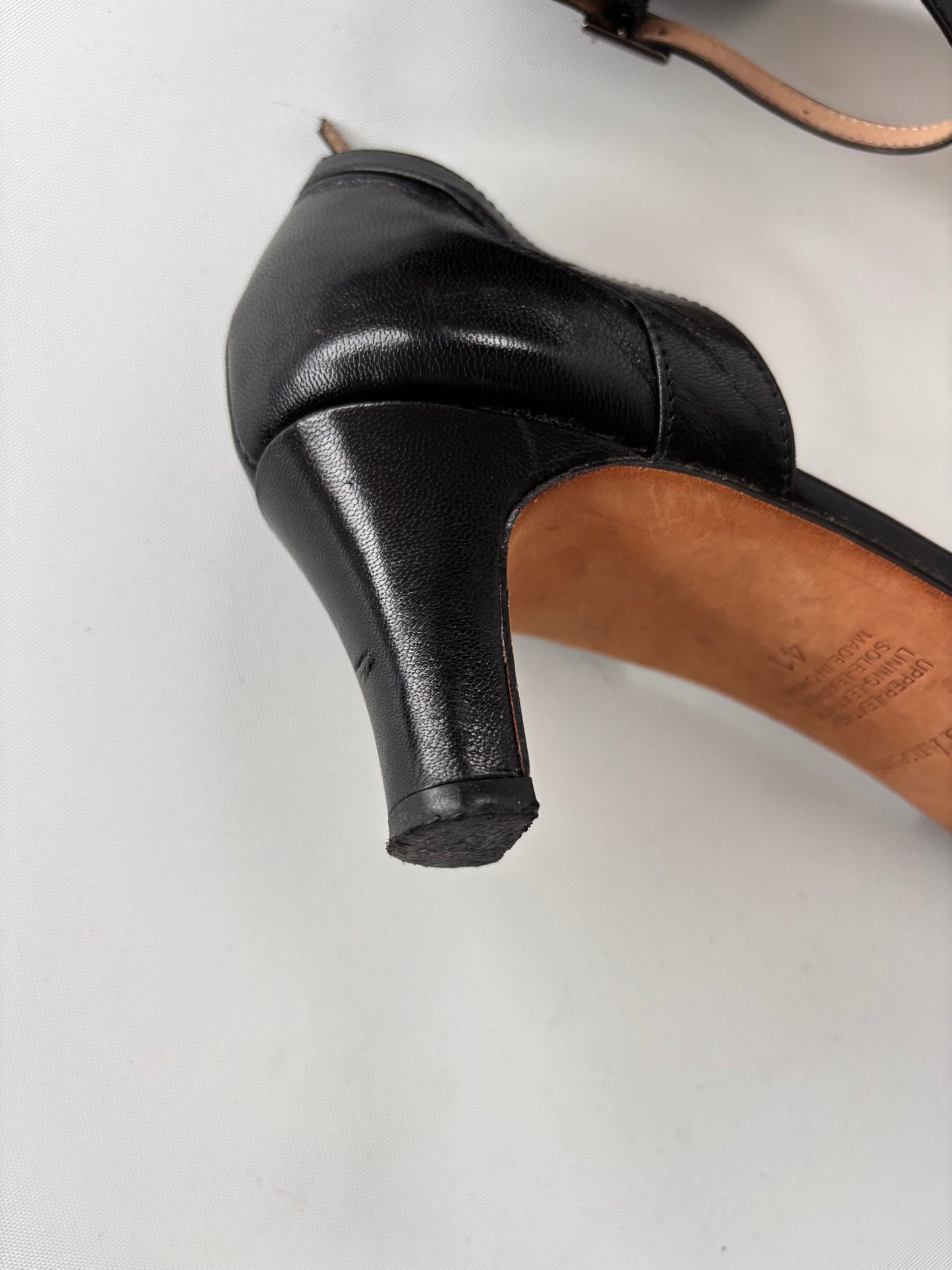 Isabella Anselmi Leather Kitten heels (40/41)