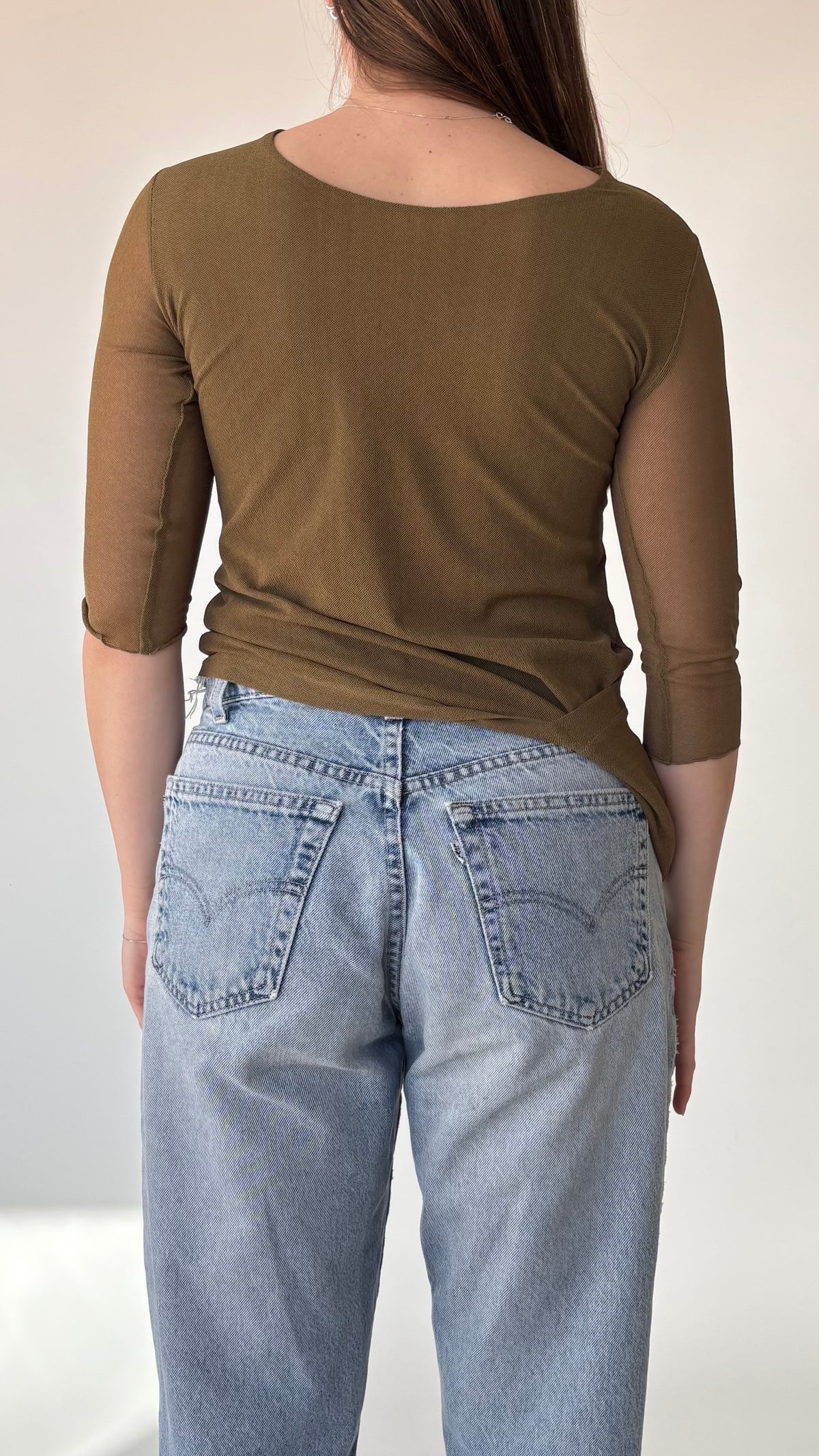 Girl Line Asymmetric Mesh Top (12)