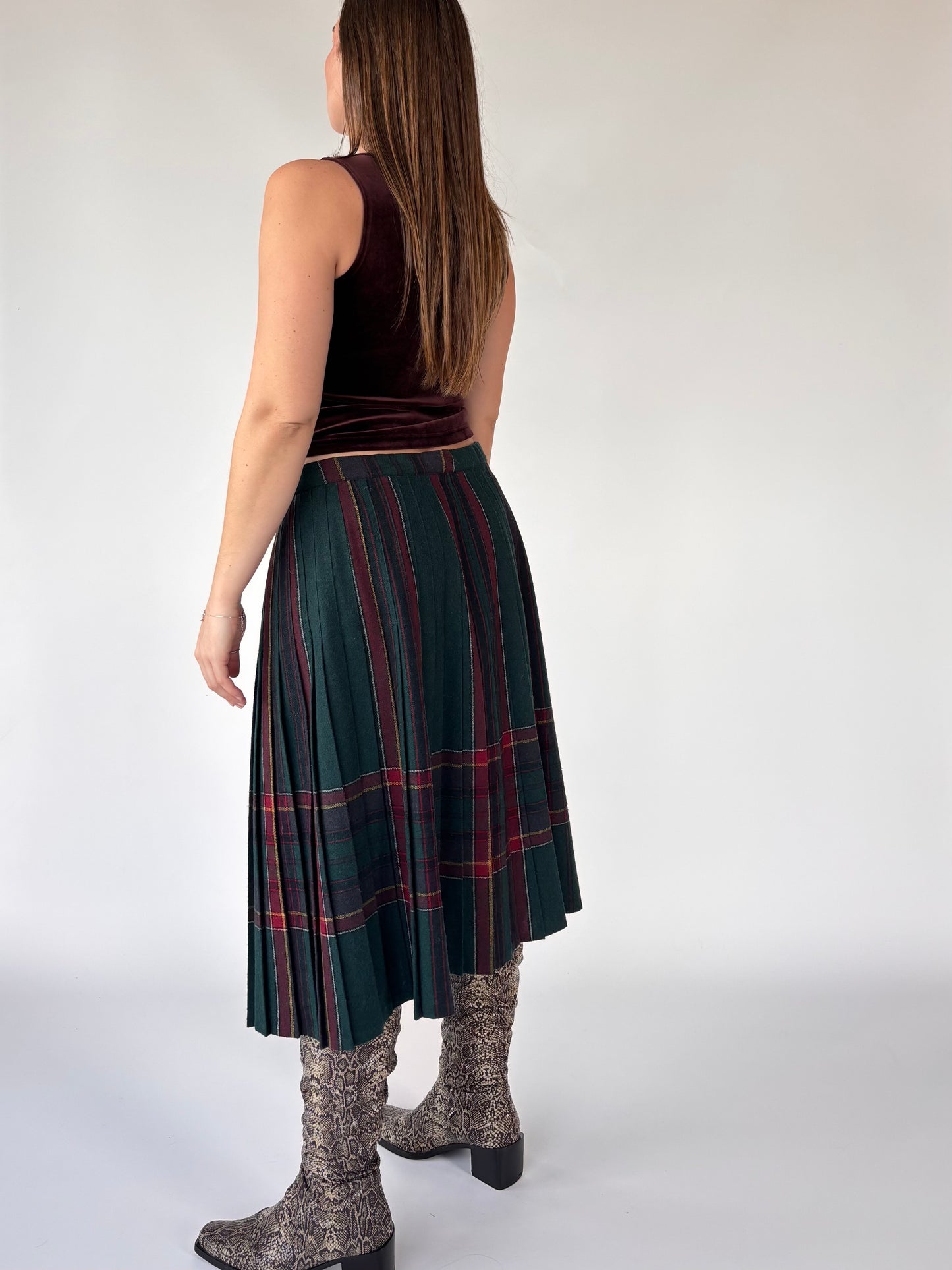 Velvet Ruched front Top