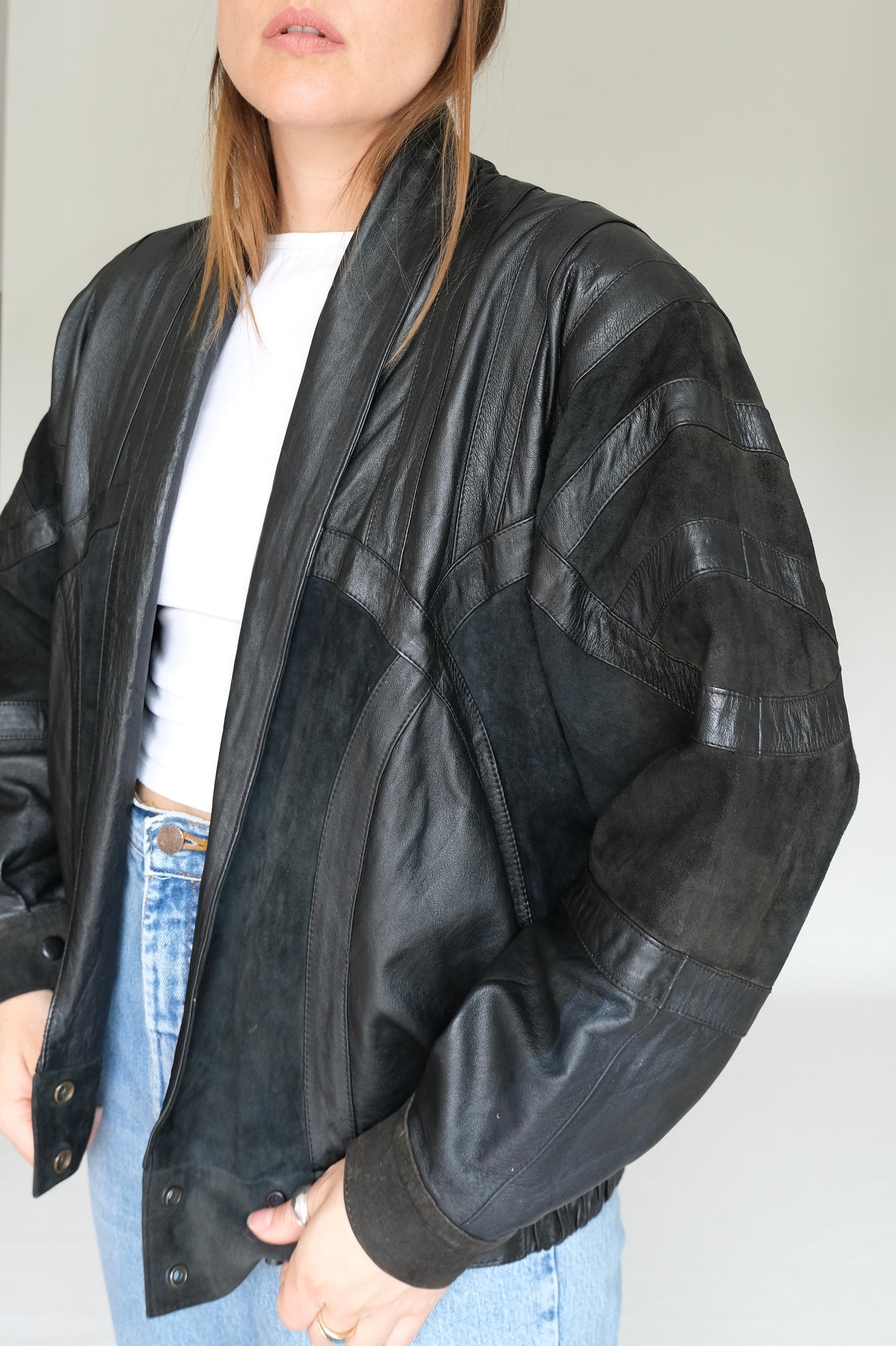 La Mode 80’s Leather Jacket