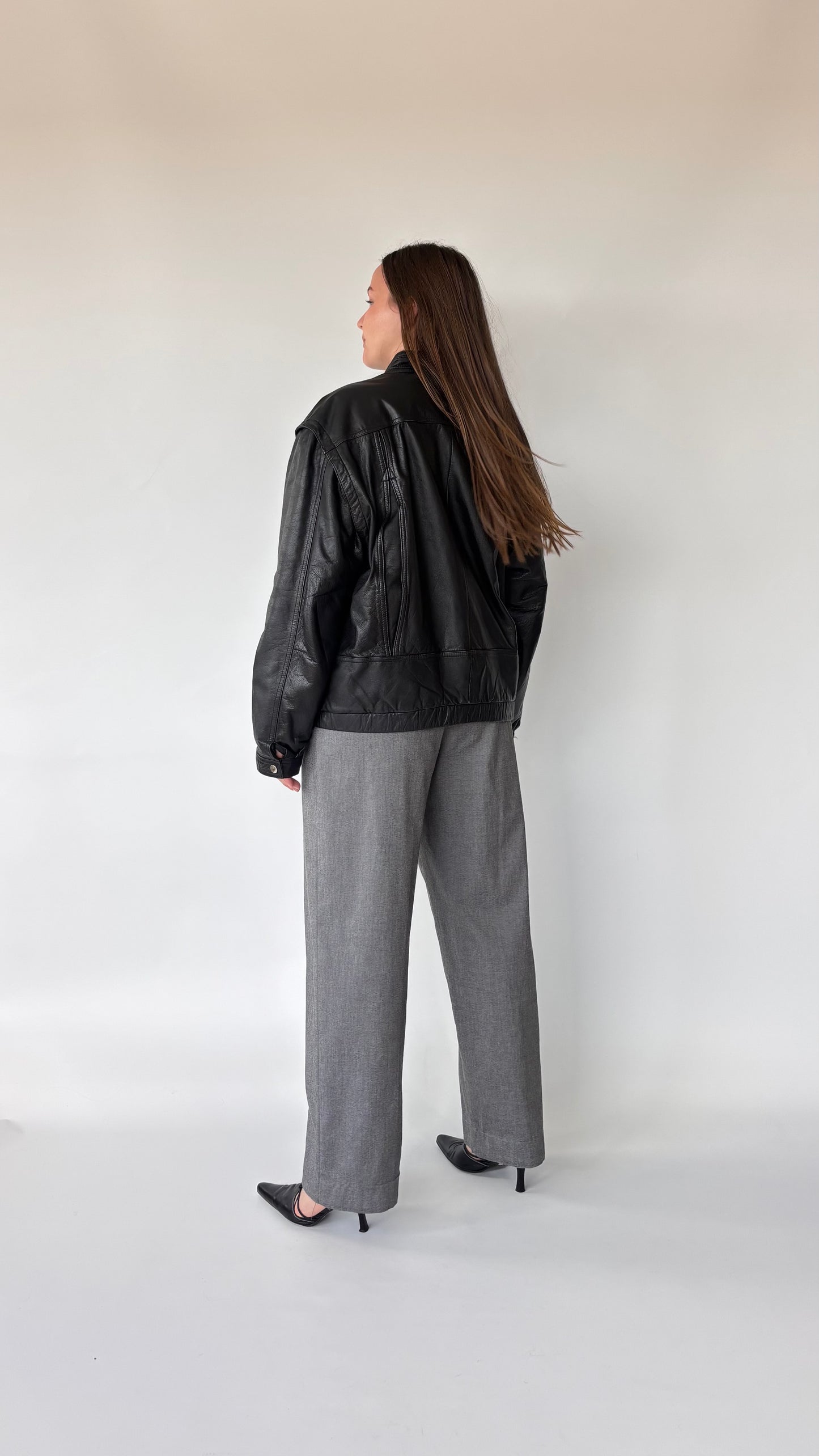 Altitude Korean Cafe Racer Leather Jacket