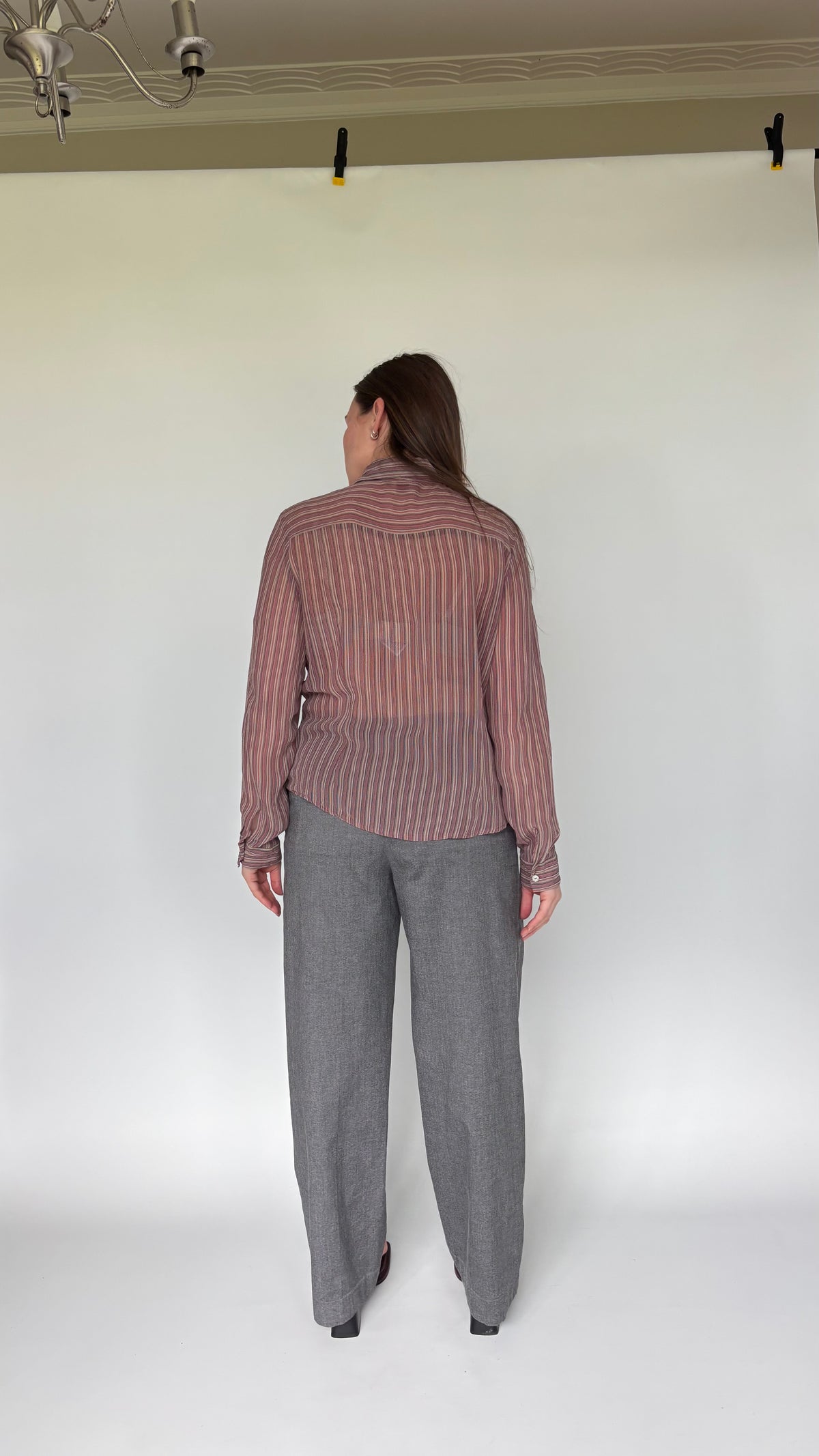 Monsoon Silk Stripe Top