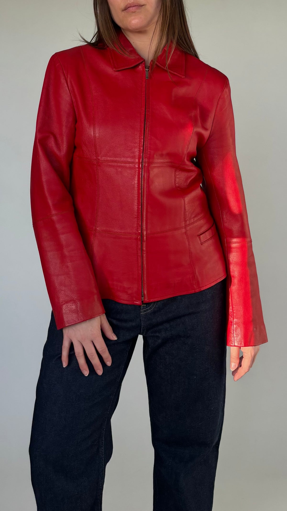 Calezano Leather Jacket (8-10)