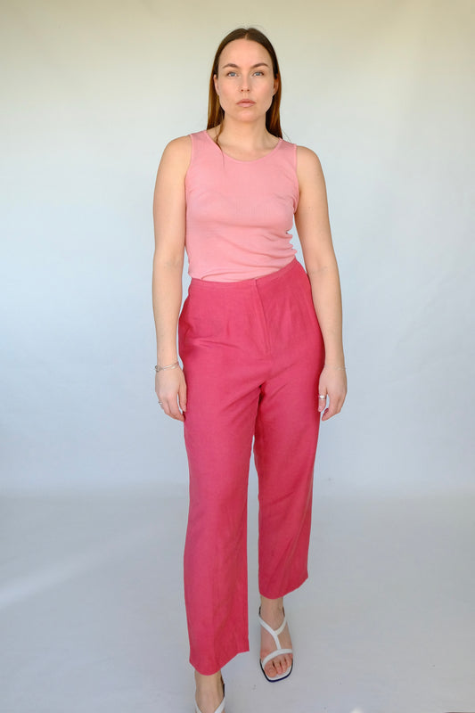 Minuet Silk Linen Trousers