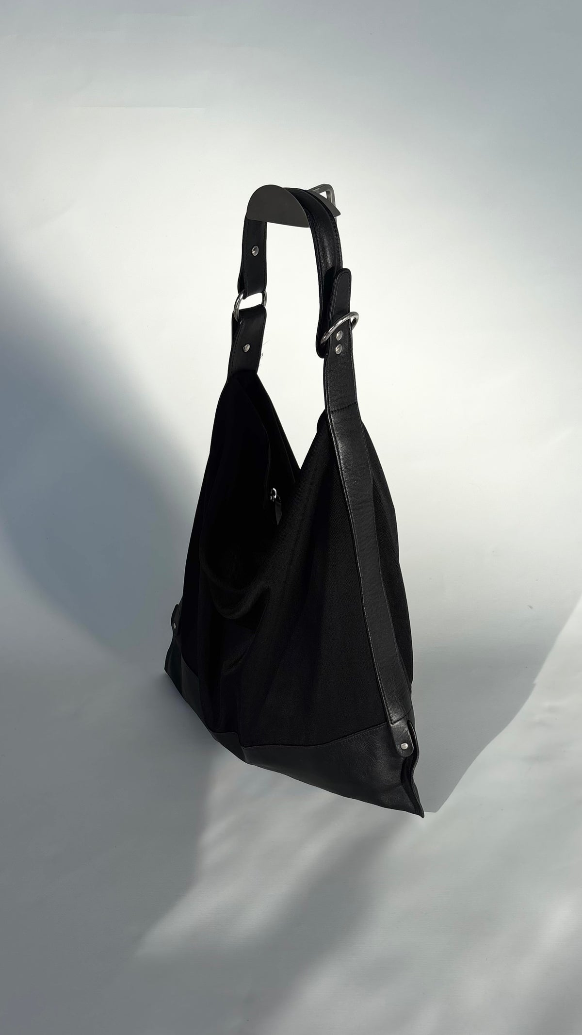Molly N Leather Canvas Bag