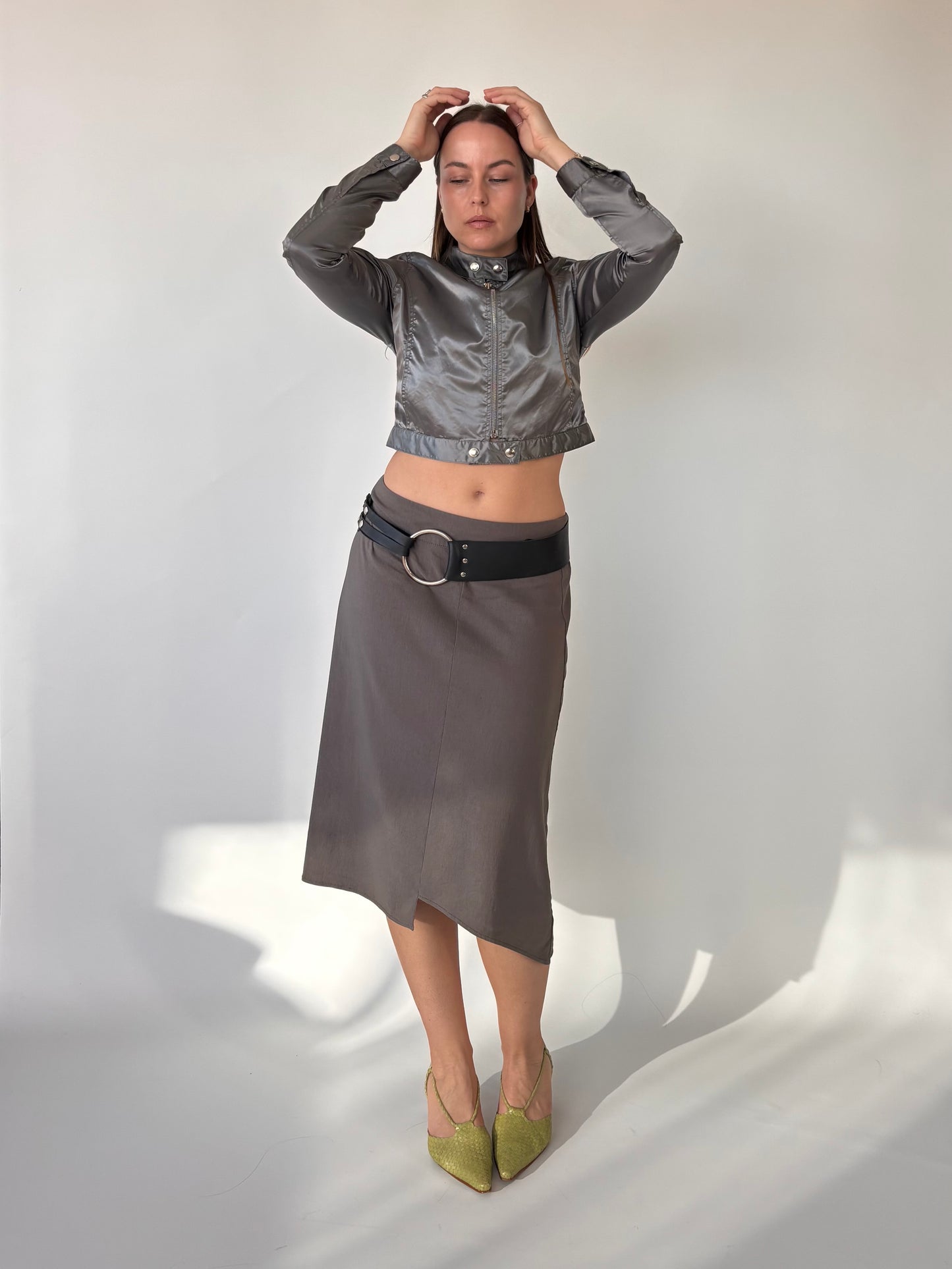 Saba 2000’s Metallic Moto Jacket (6-10)