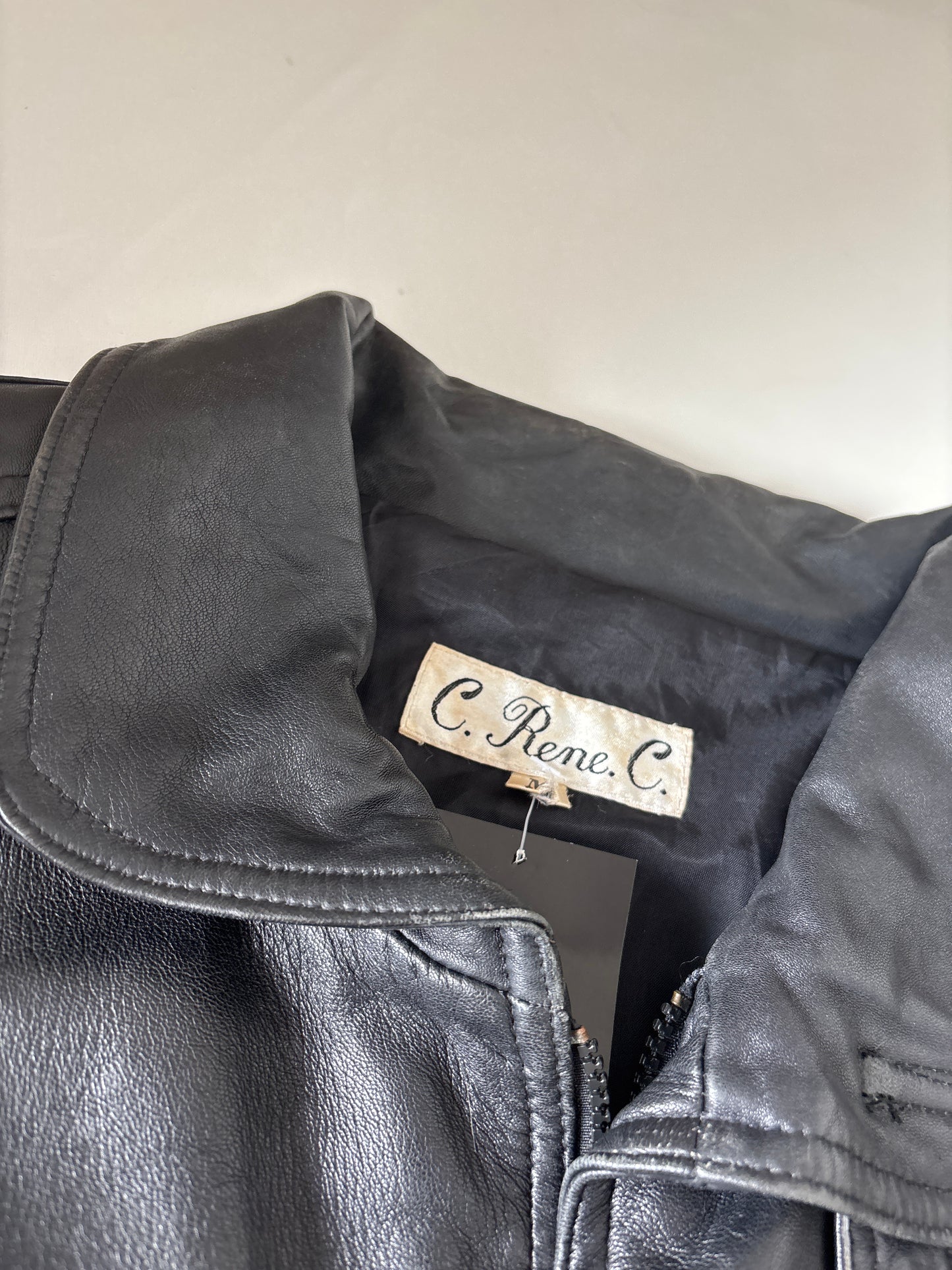 C. Rene 90’s Leather Jacket