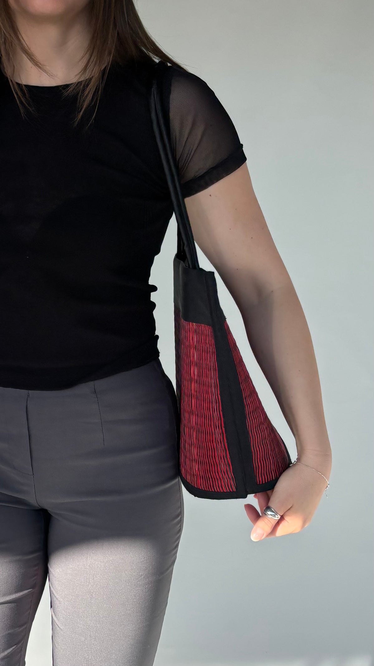 Basket Shoulder Bag
