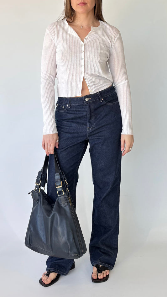 Cotton/Linen Fine Ribbed Knit