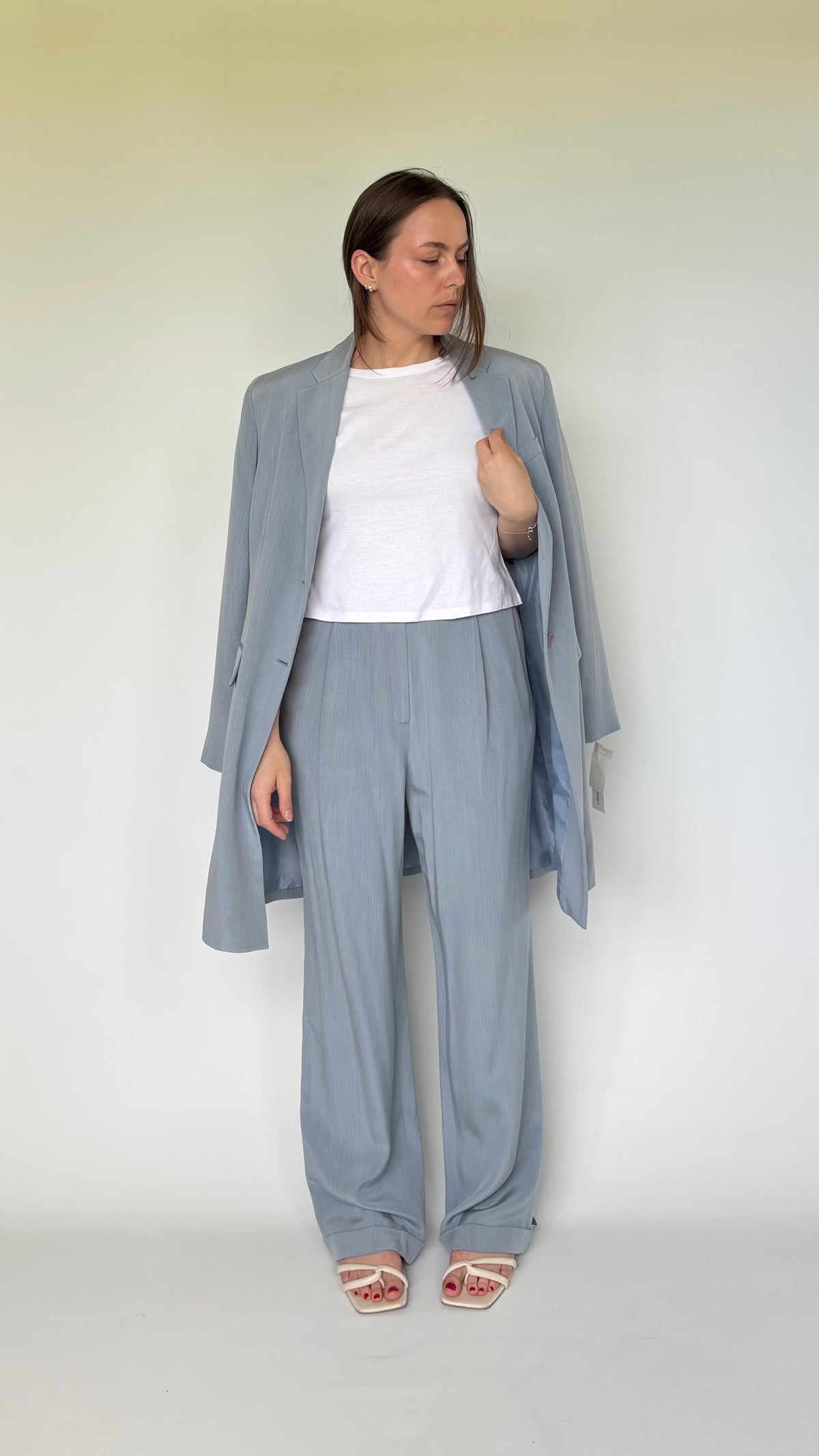 Rena Rowan Silk Suit