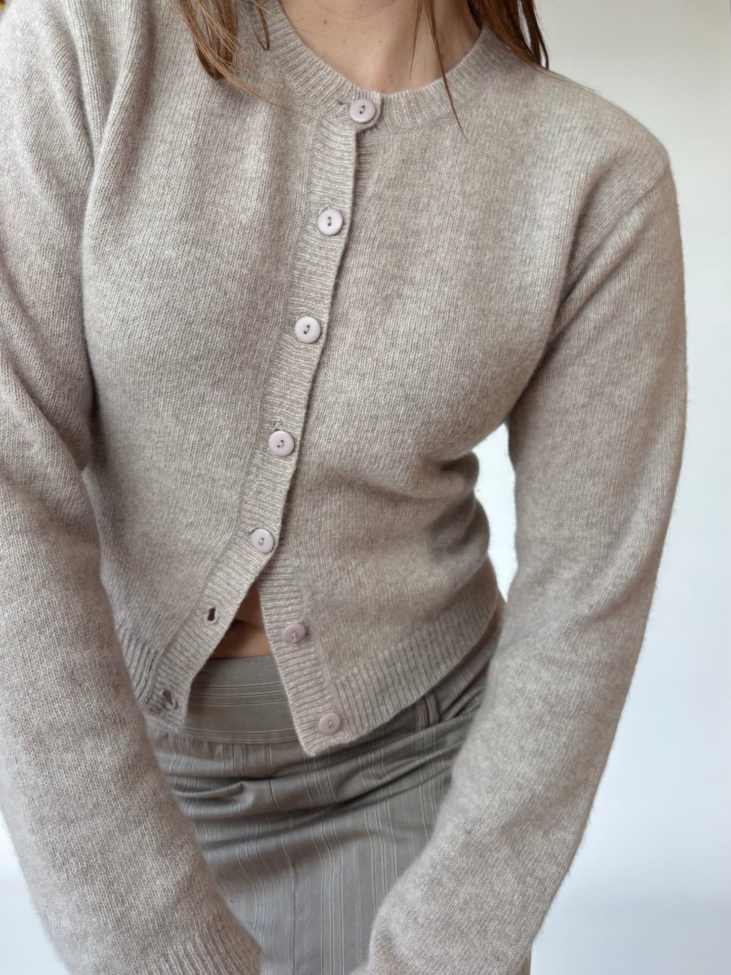 Dorothy Perkins Oatmeal Angora Blend Cardigan