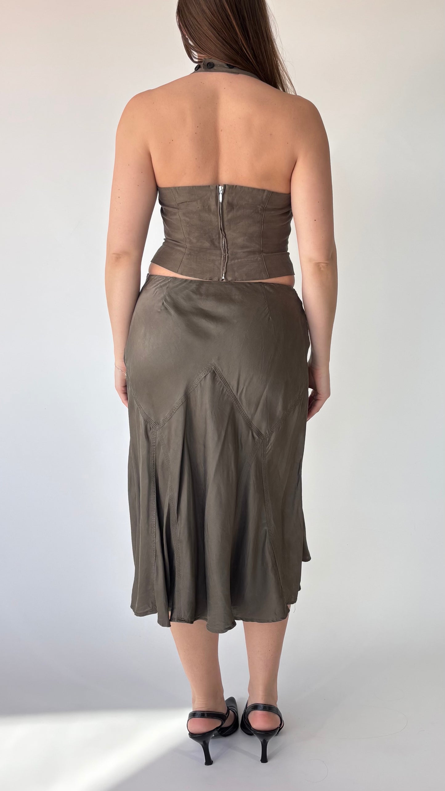 Coast Silk Panelled Skirt (10-12)