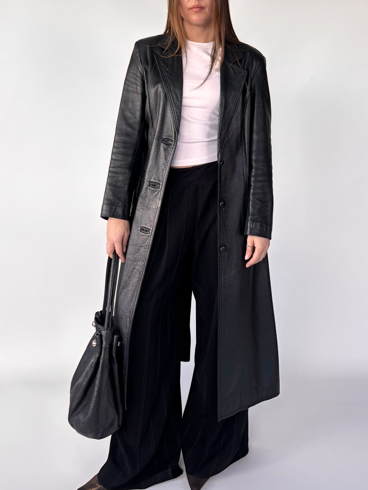 Valencia Leather Trench Coat (6-10)