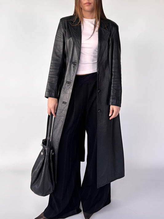 Valencia Leather Trench Coat (6-10)