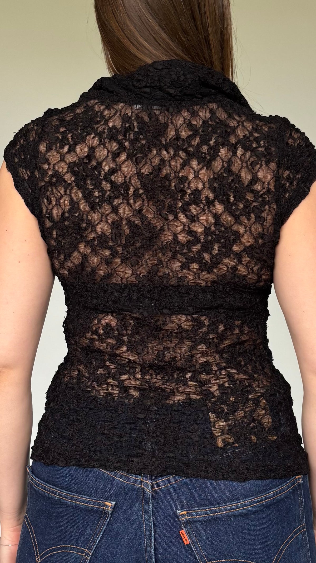 90’s Lace Eyelet Top (8-10)