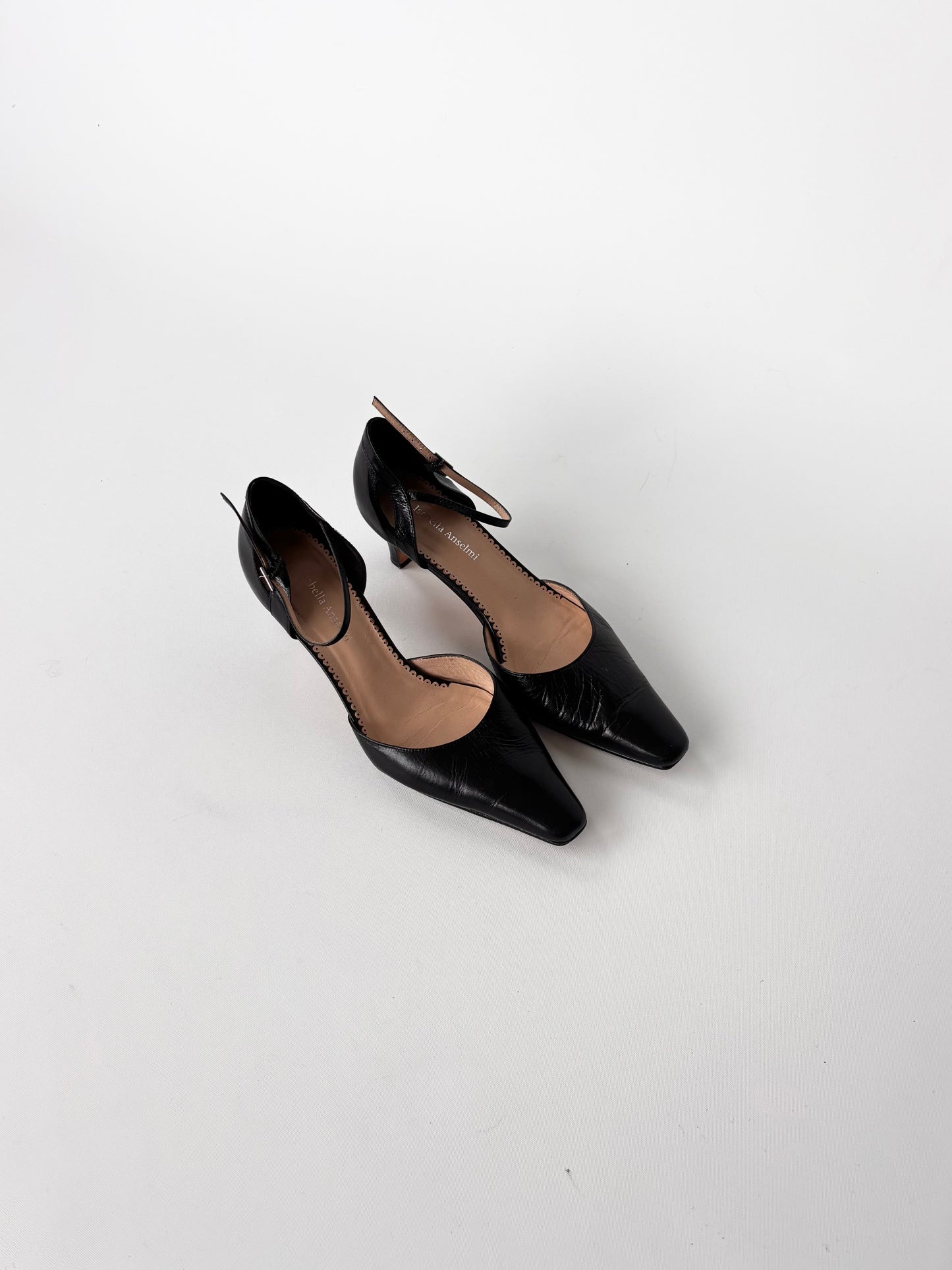 Isabella Anselmi Leather Kitten heels (40/41)