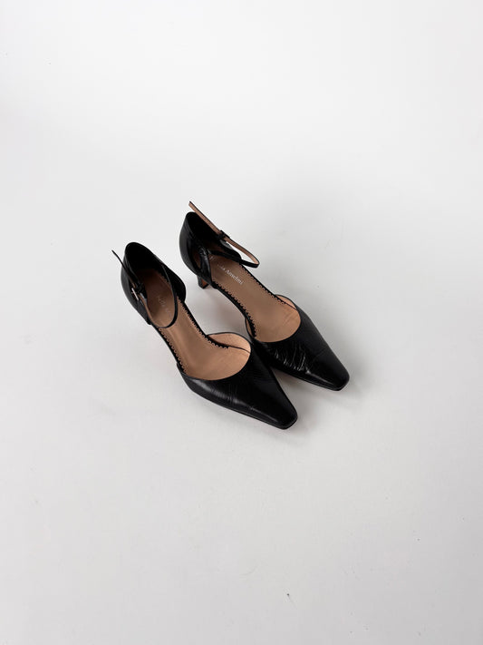 Isabella Anselmi Leather Kitten heels (40/41)