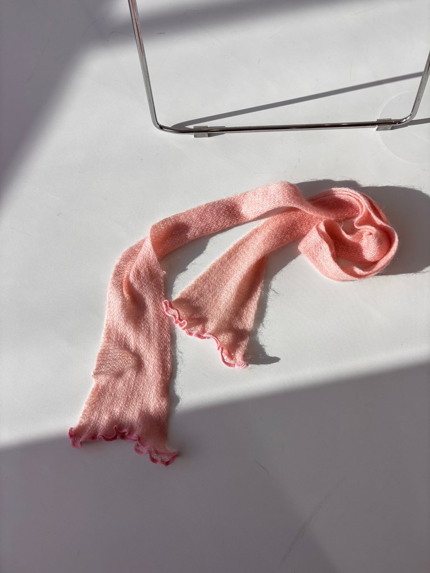 Fine Knit Mohair Scarf