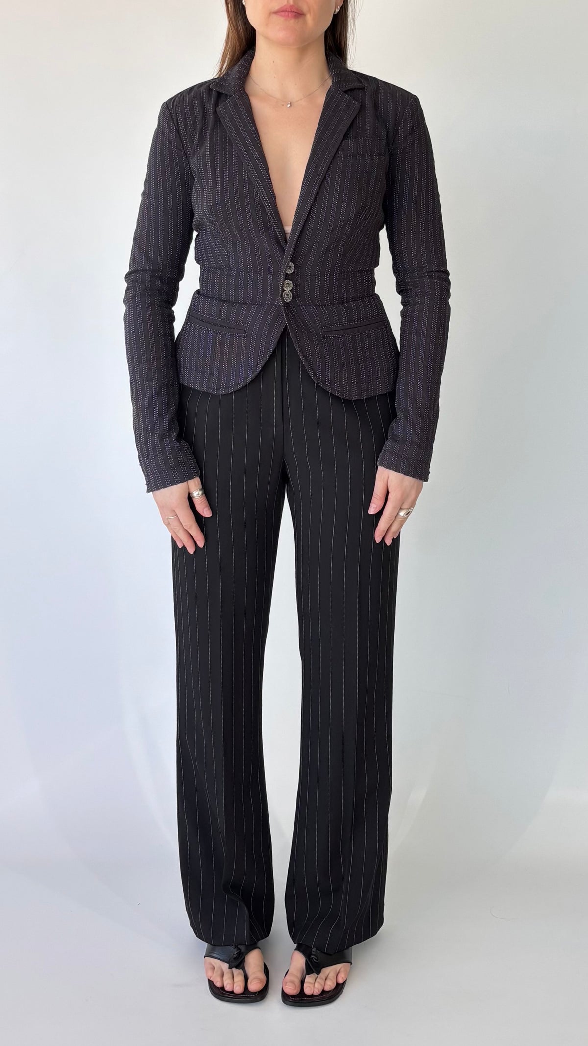 2000’s Diesel Pinstripe Blazer (6-8)