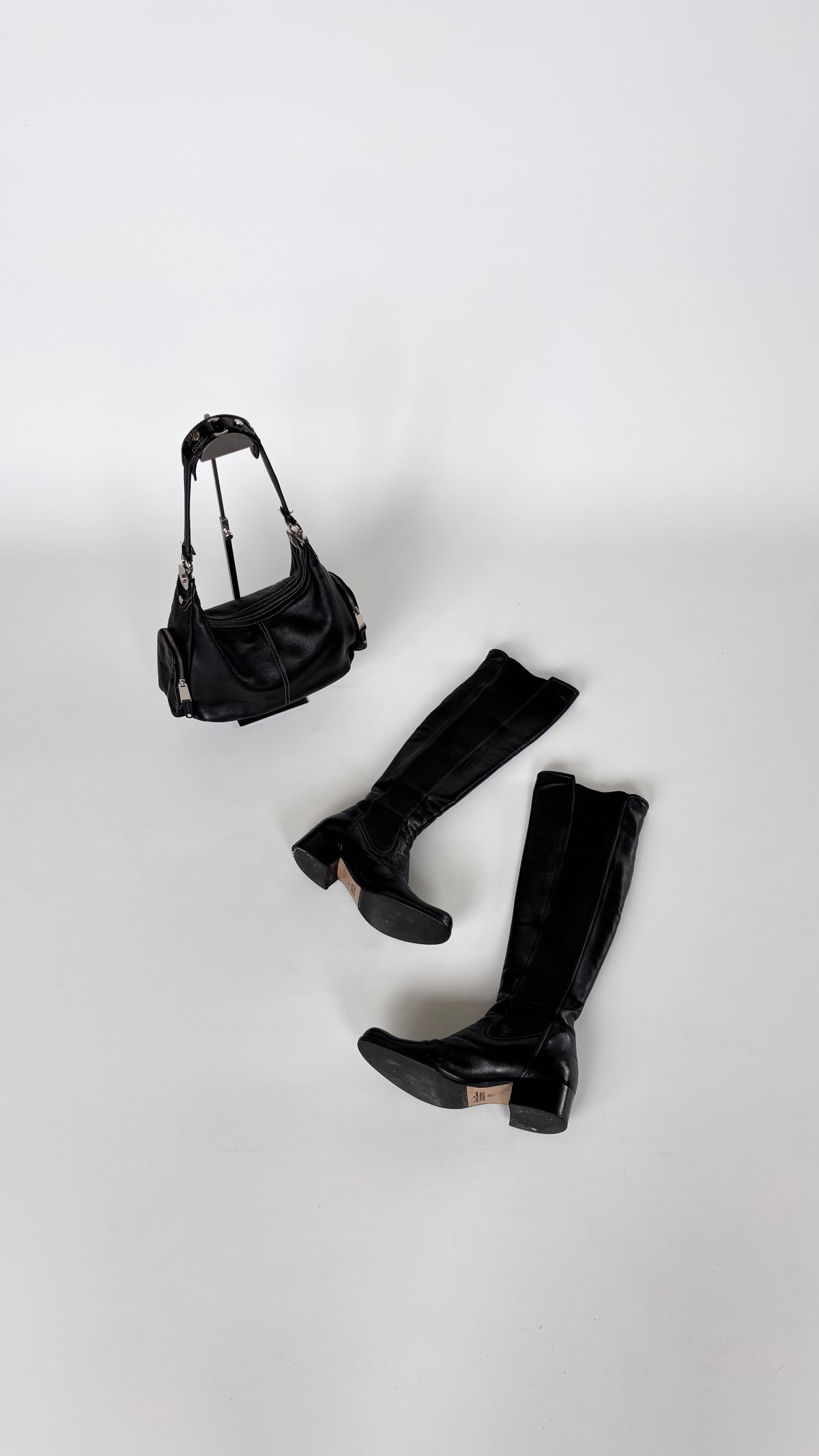 Italian Made Leather Knee High Boots 39/40