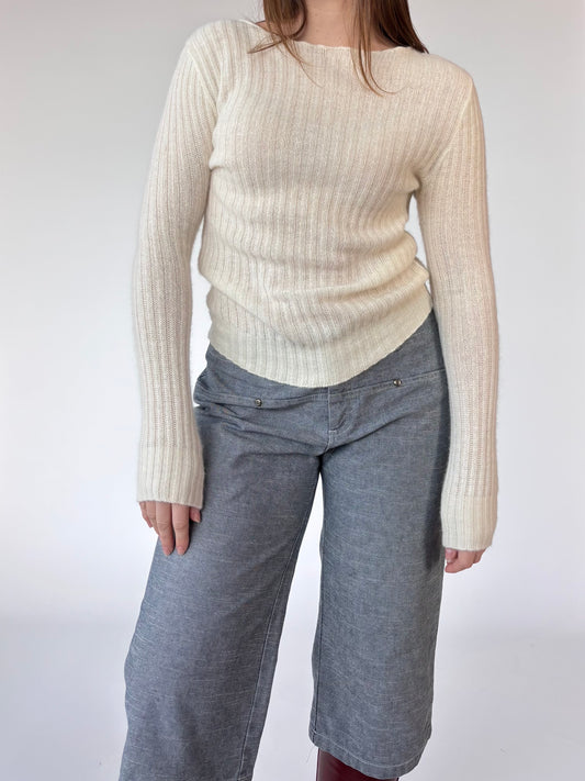Mr Jeremy Angora Ribbed Knit