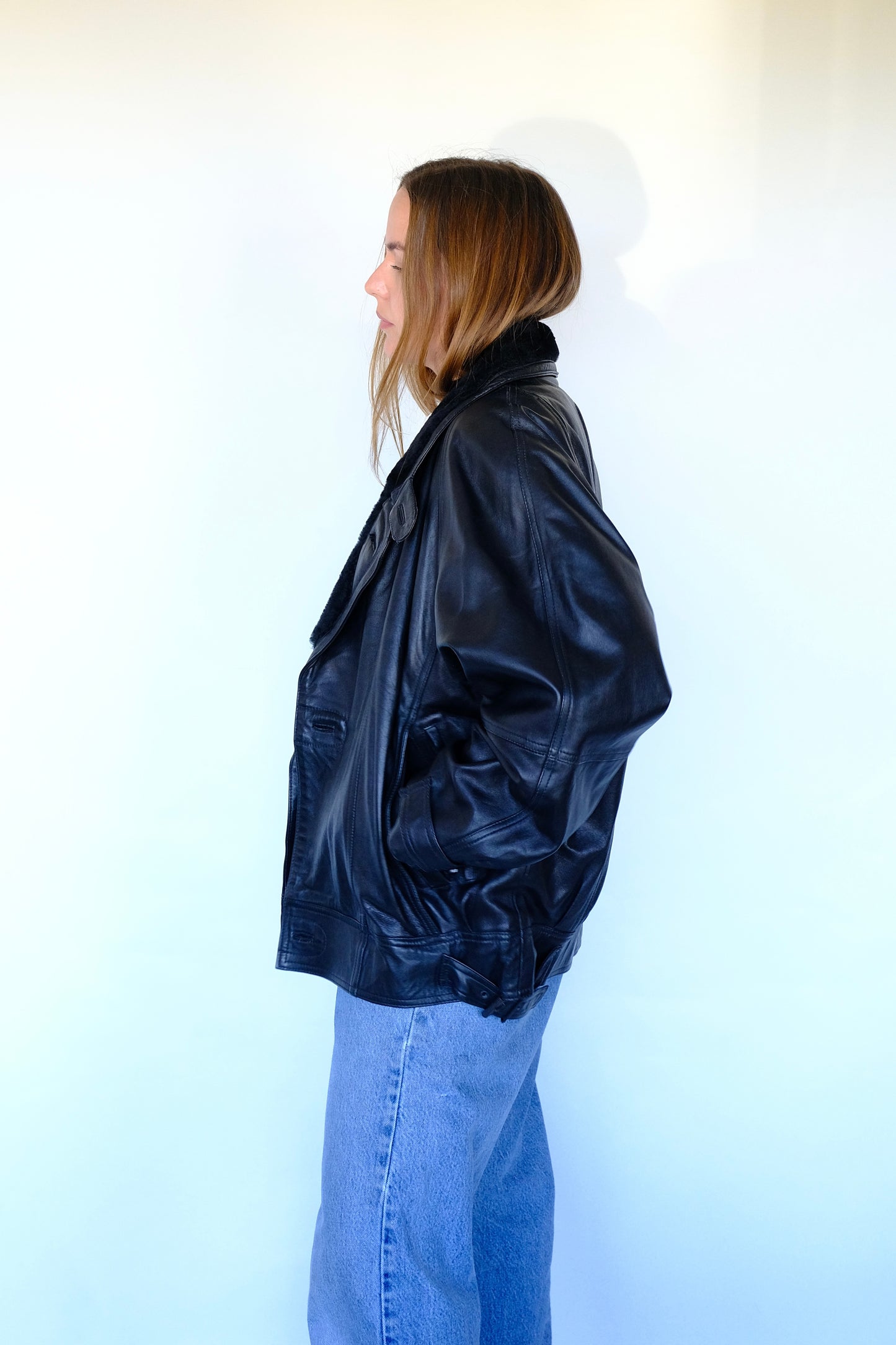 Laranzo Bond Leather Bomber