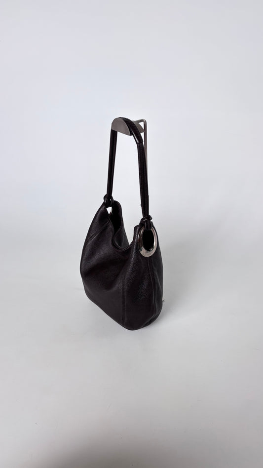 Classic Oroton Leather Bucket Bag