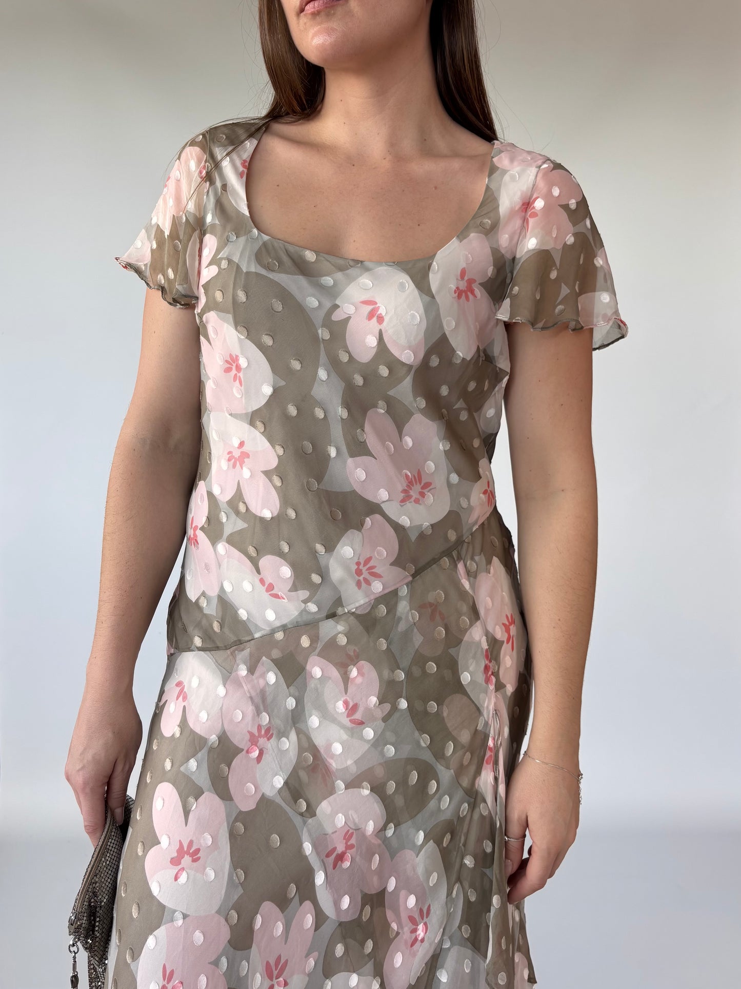 Fenn Wright Manson Silk Floral Dress (10-12)