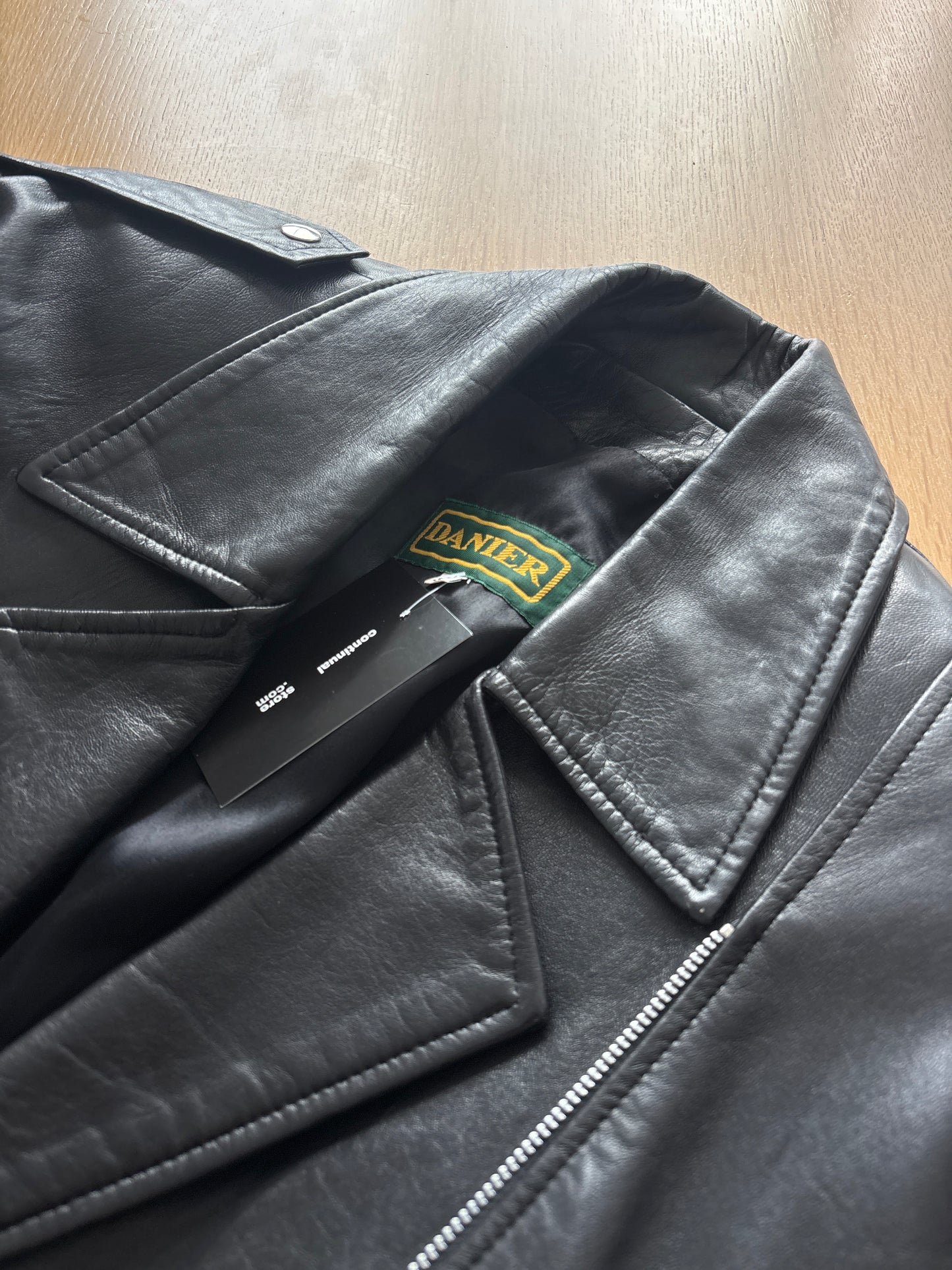 Daner Leather Biker Jacket