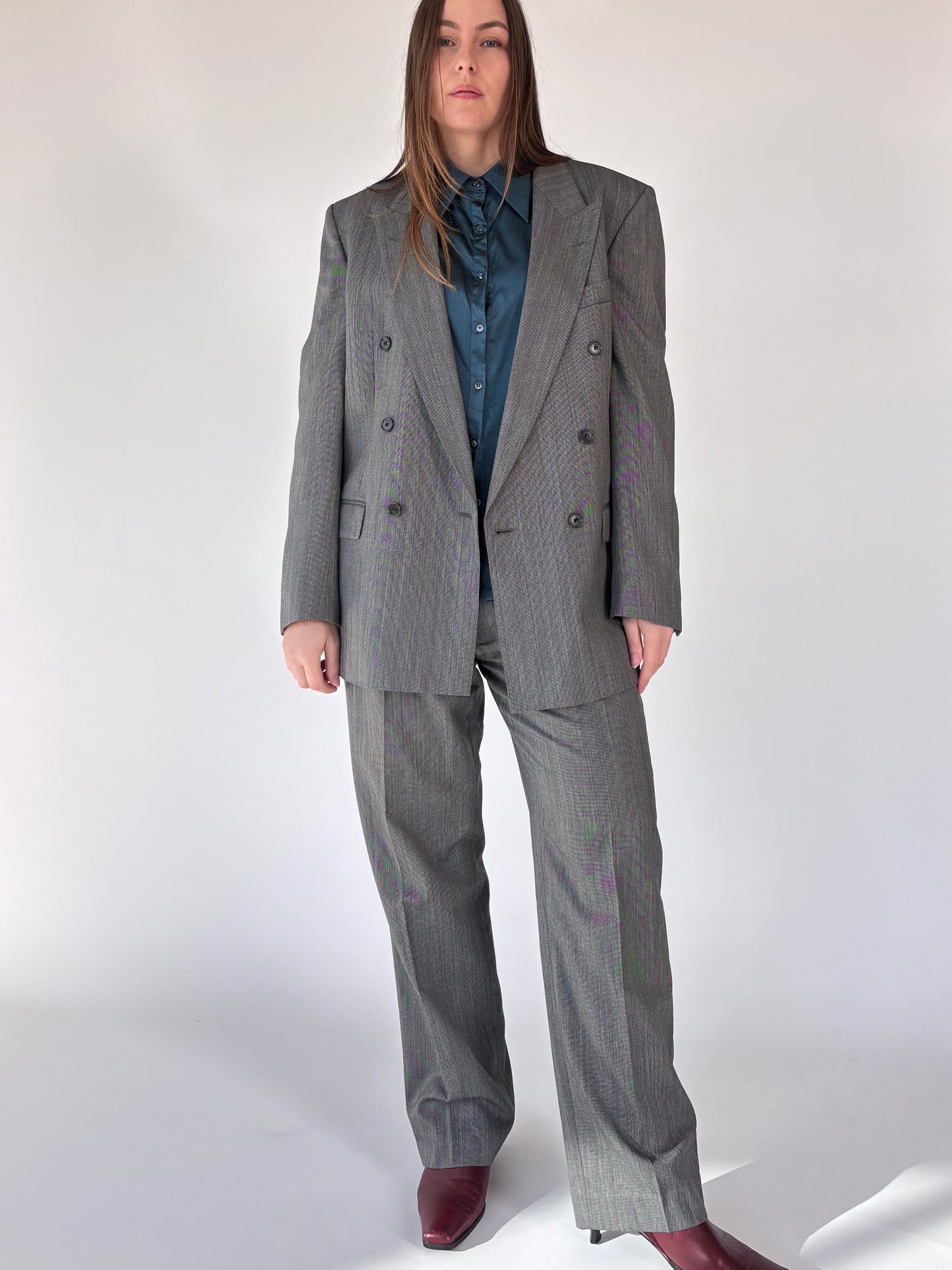Rembrandt Wool Stripe Pant Suit