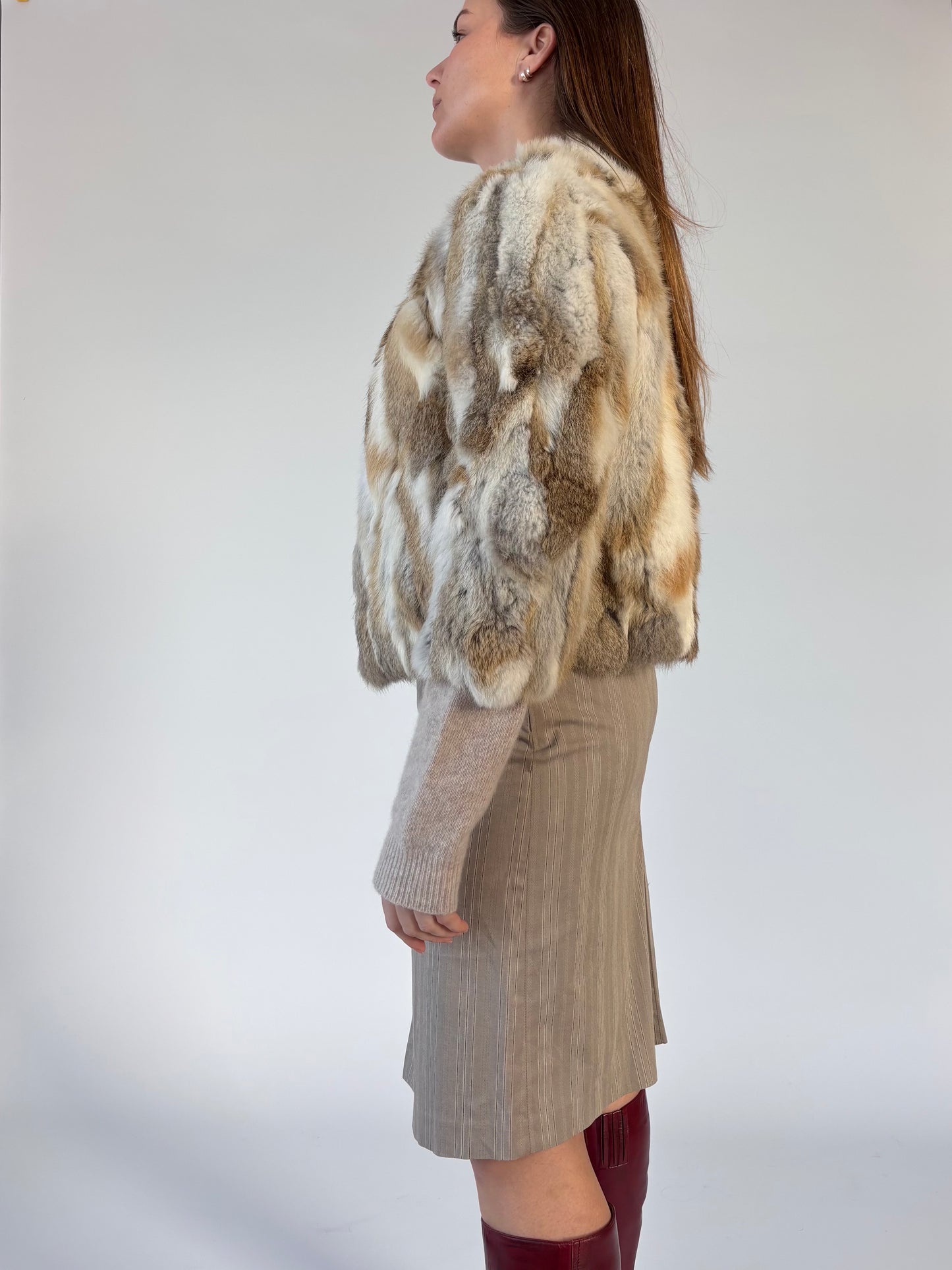 Genuine Fur Cropped Jacket