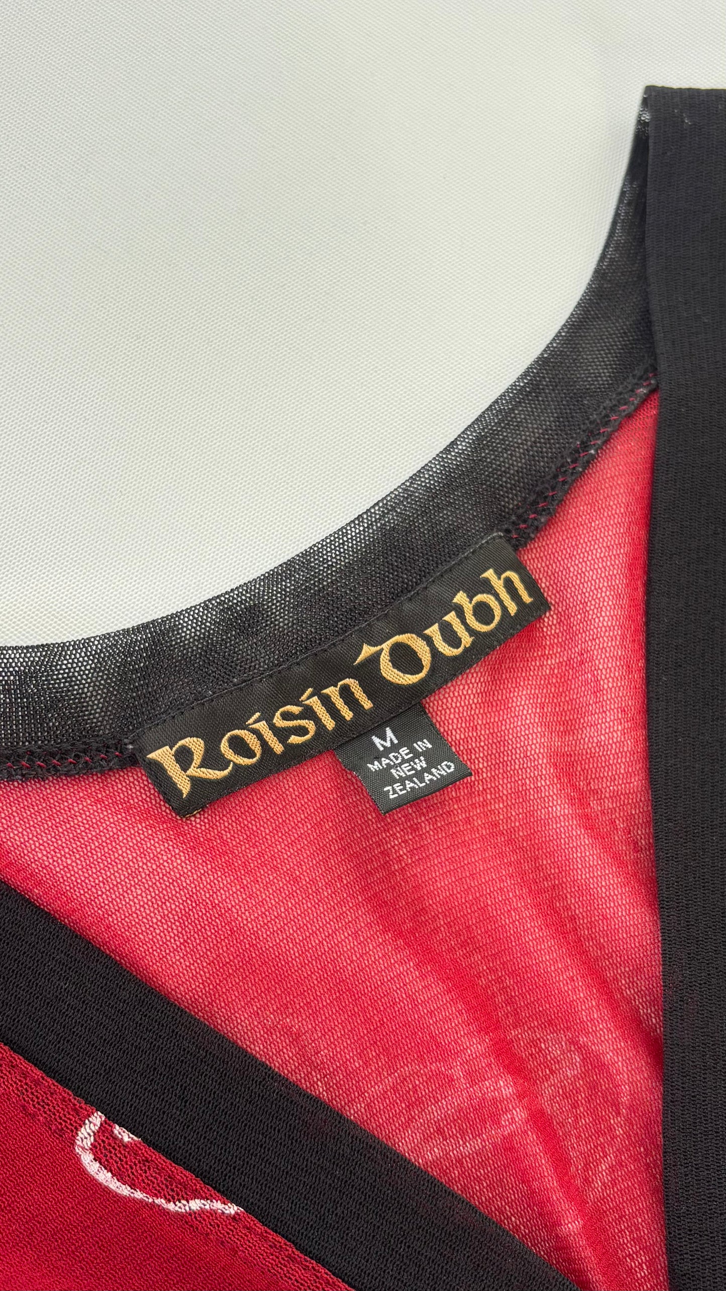 Roisin Dubh Poppy Mesh Top (8-10)