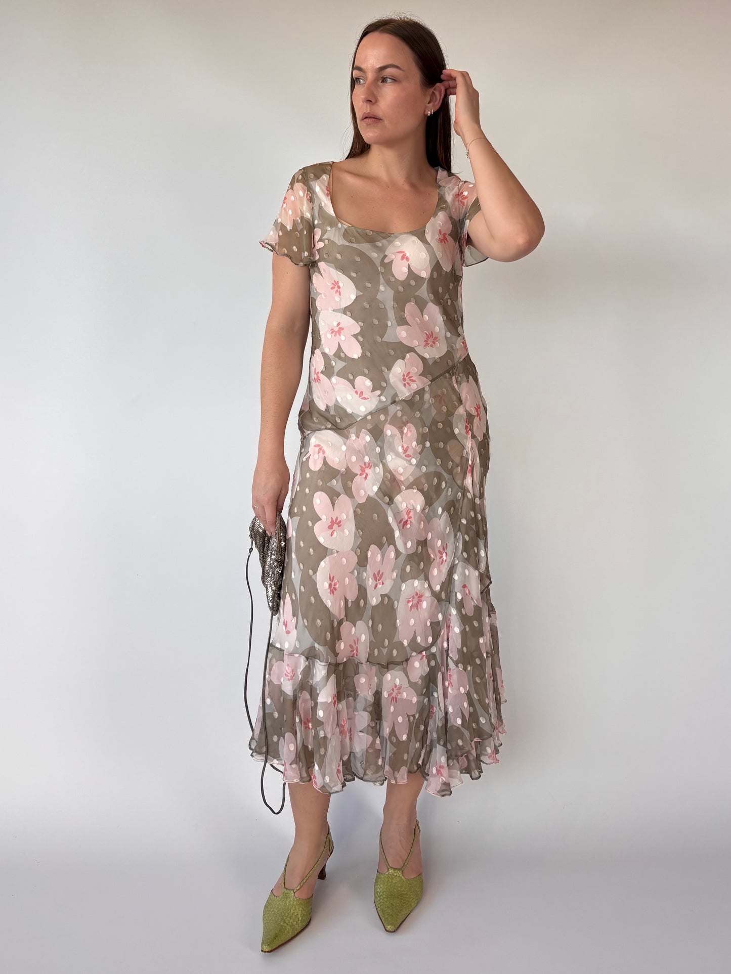 Fenn Wright Manson Silk Floral Dress (10-12)