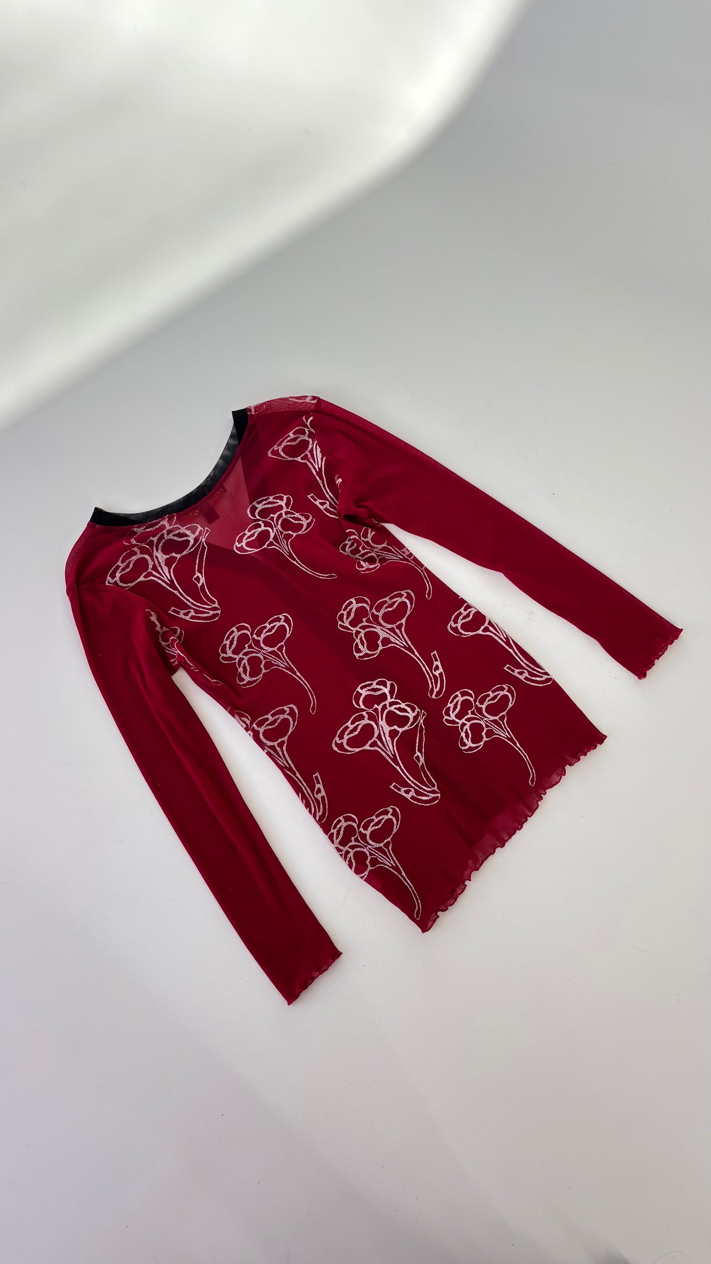 Roisin Dubh Poppy Mesh Top (8-10)