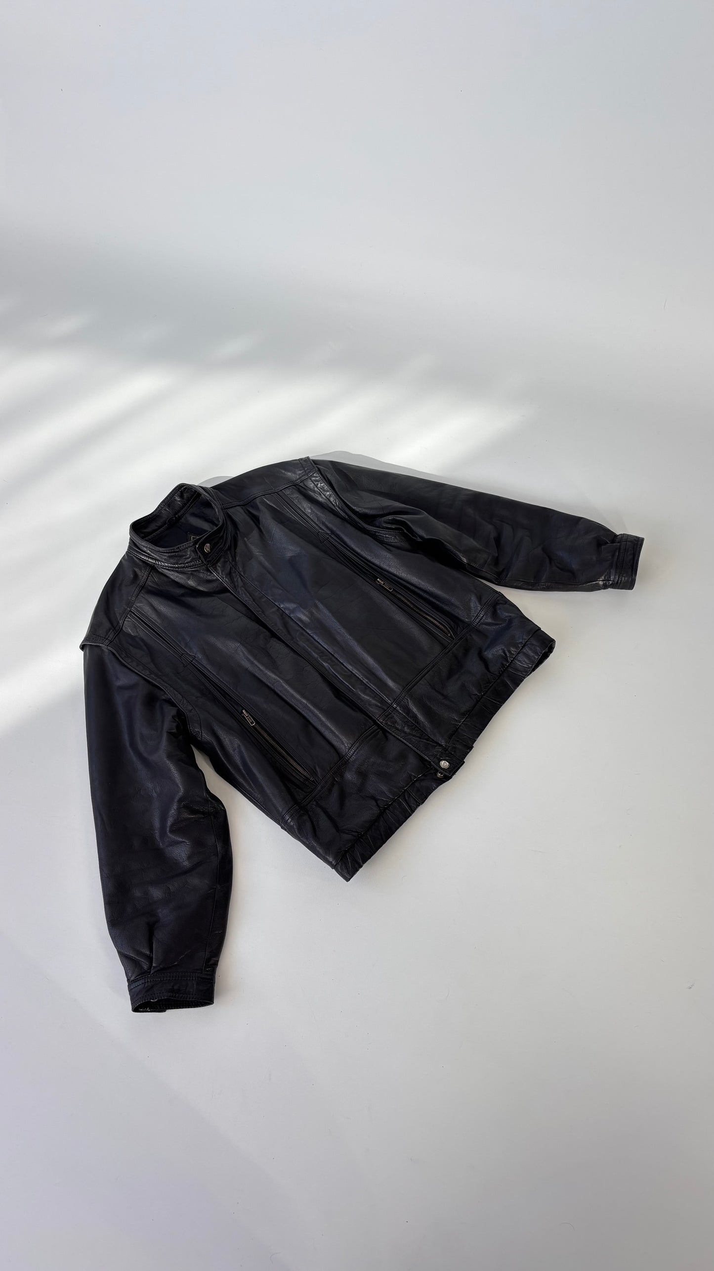Altitude Korean Cafe Racer Leather Jacket
