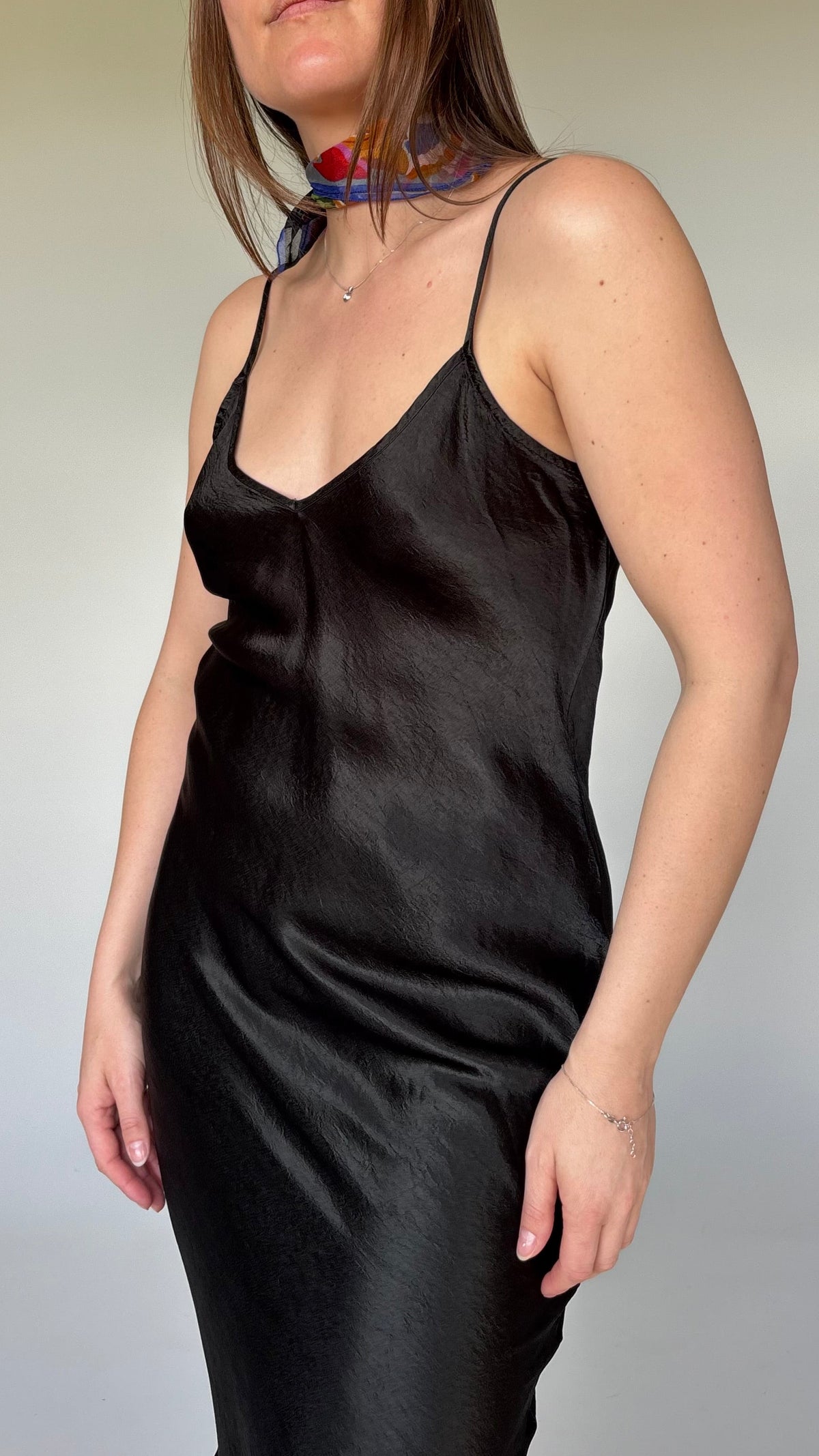 Ricochet Satin Bias Dress (6-8)