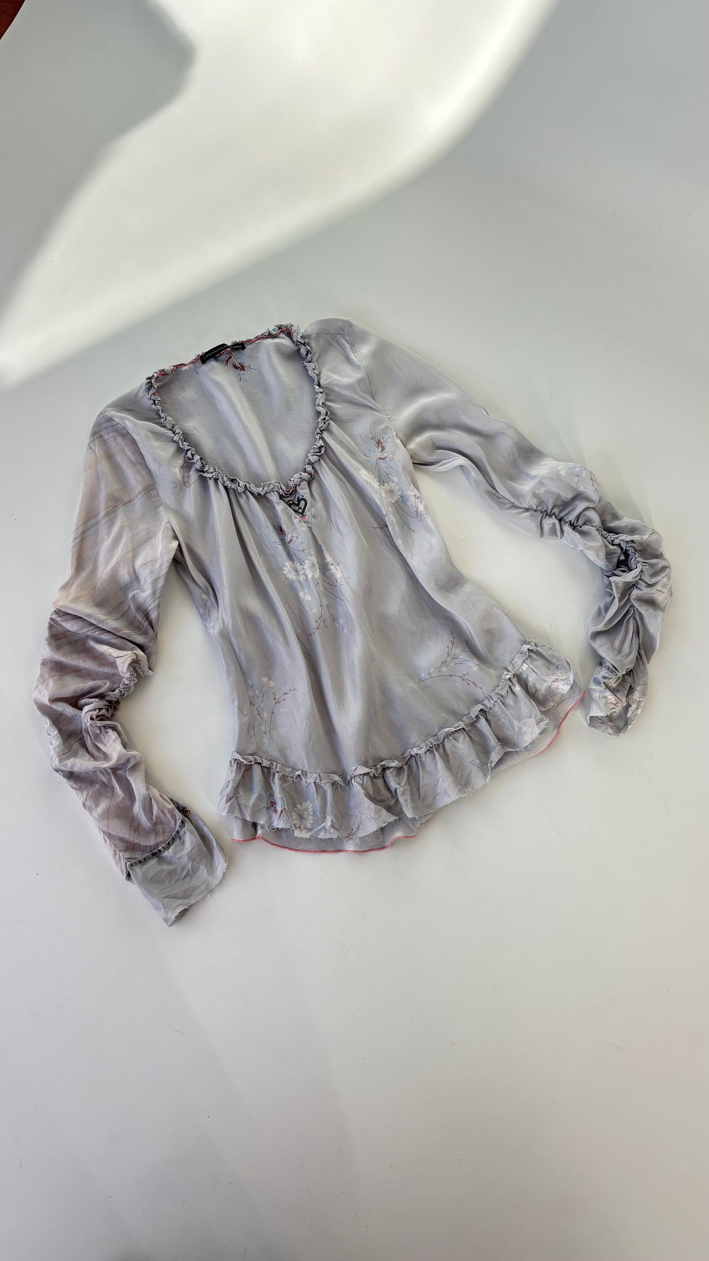 Marithé françois girbaud silk top (8-12)