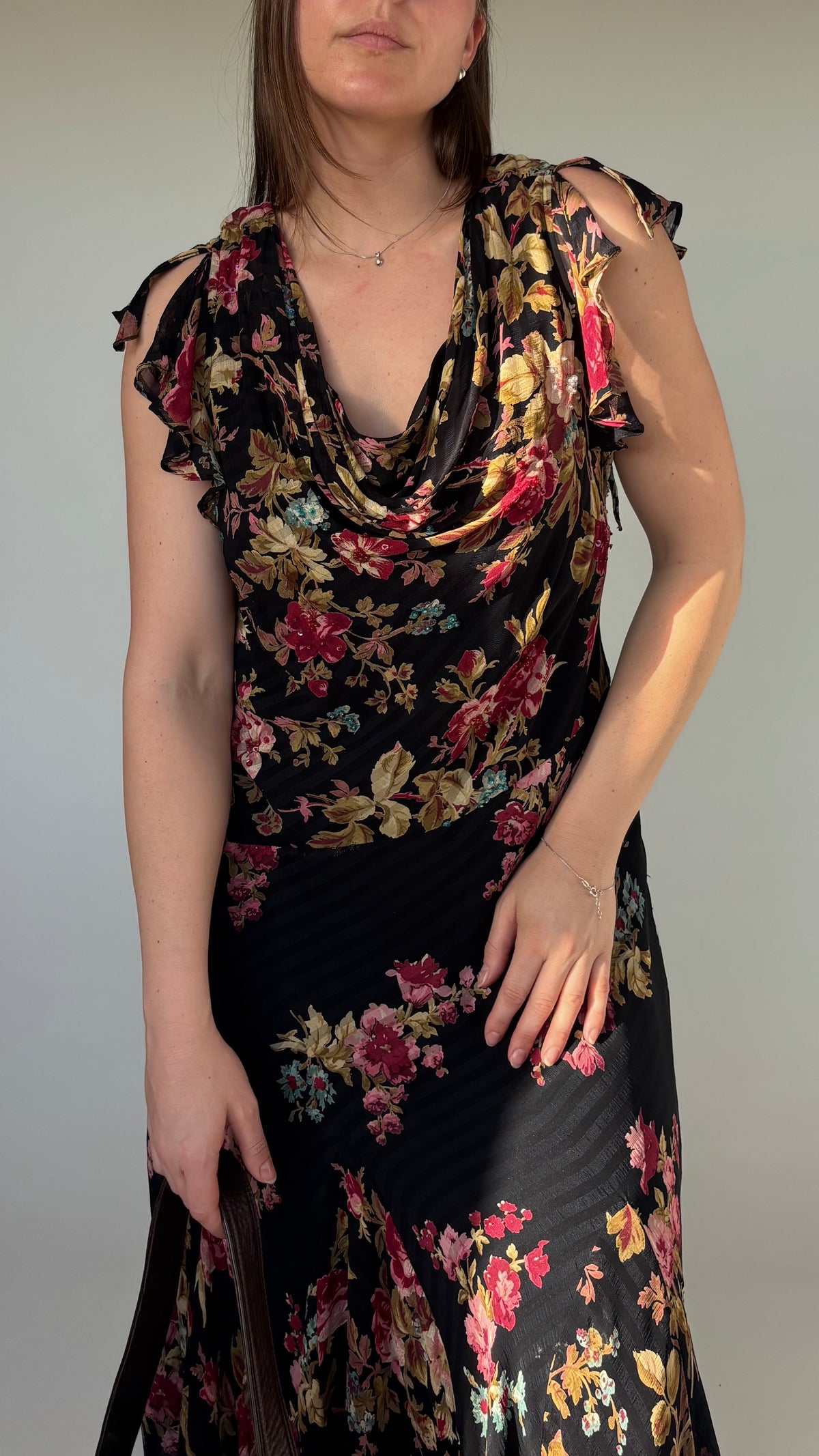 Paradise NY Beaded Bias Dress