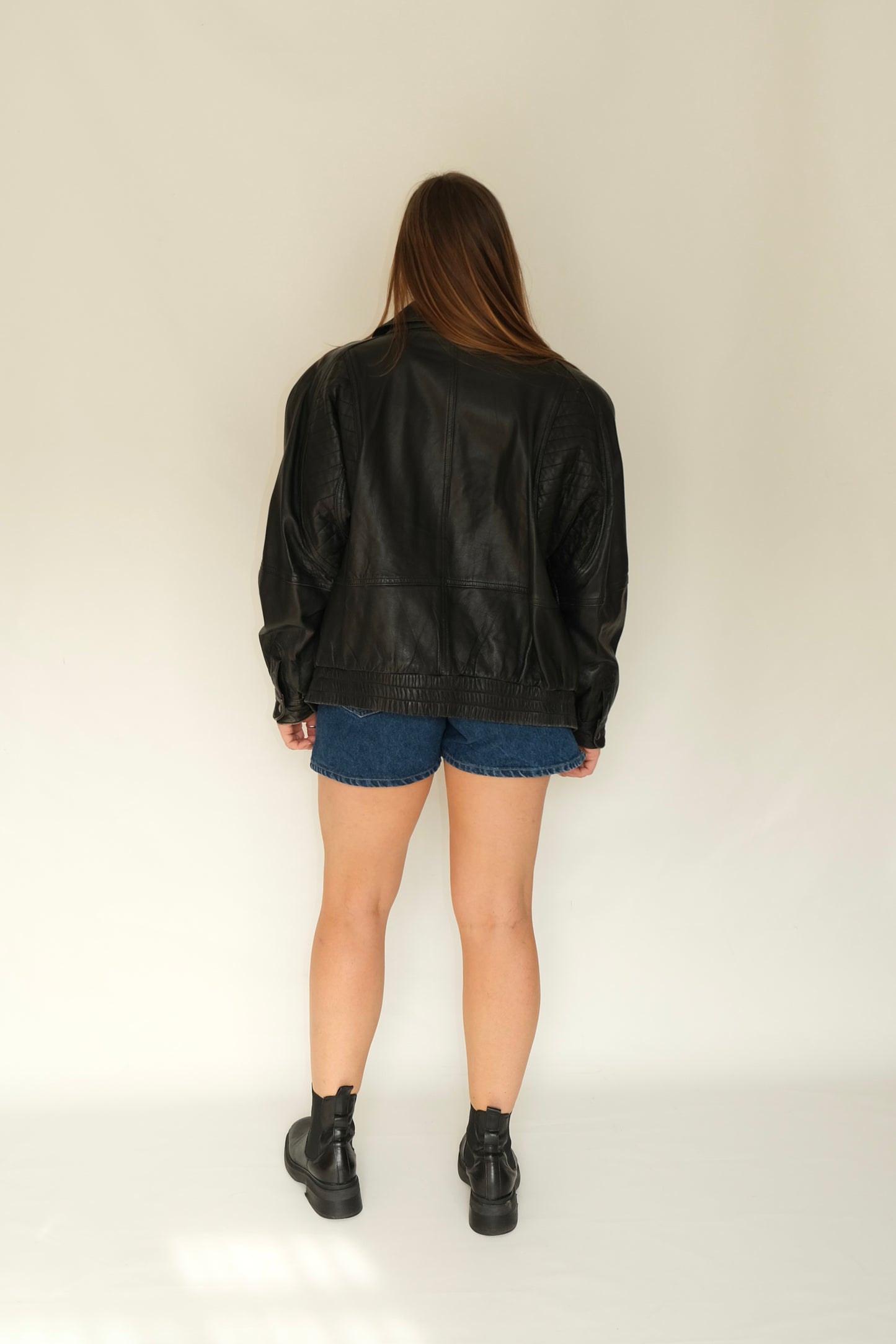 C. Rene 90’s Leather Jacket