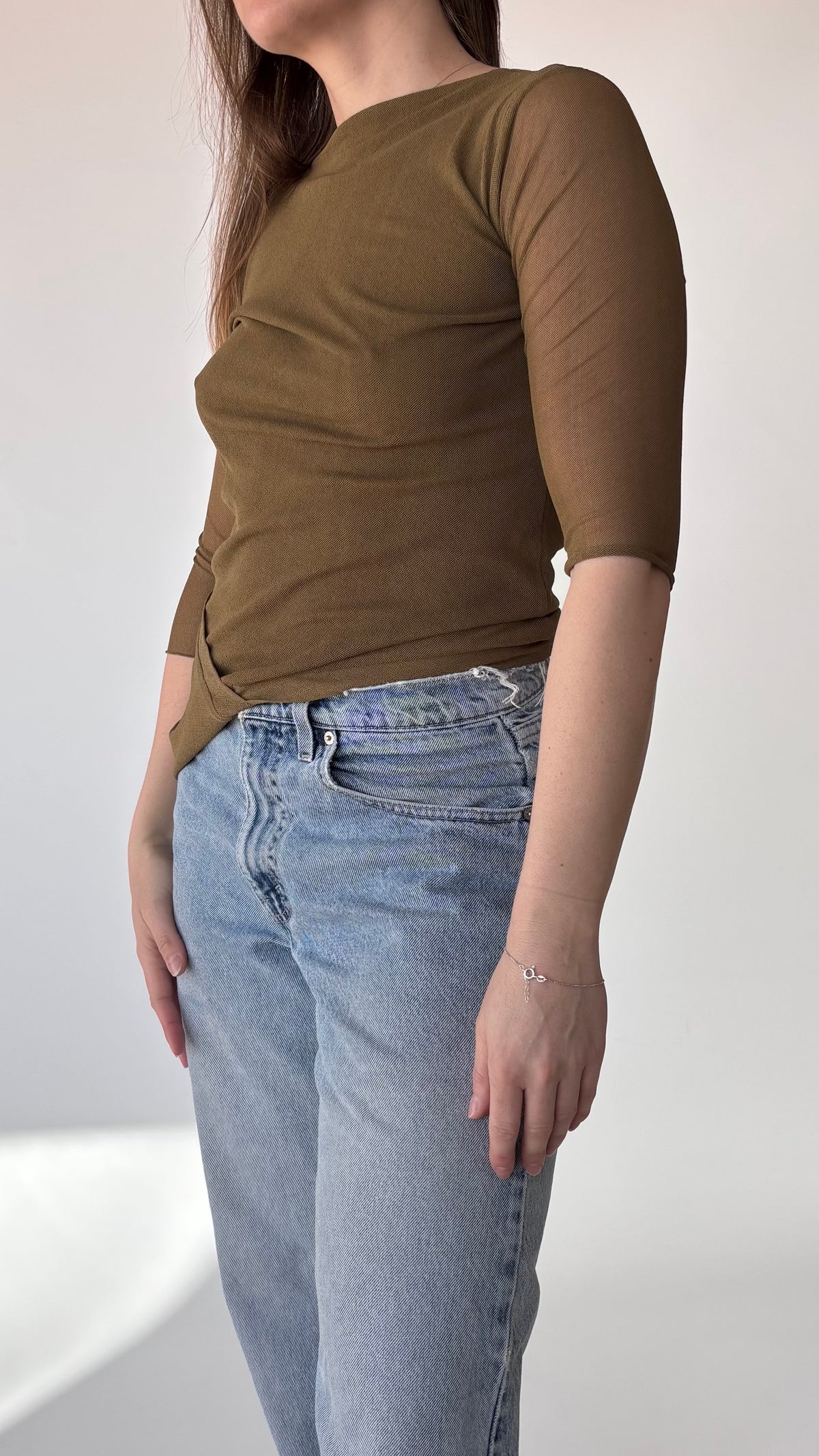 Girl Line Asymmetric Mesh Top (12)