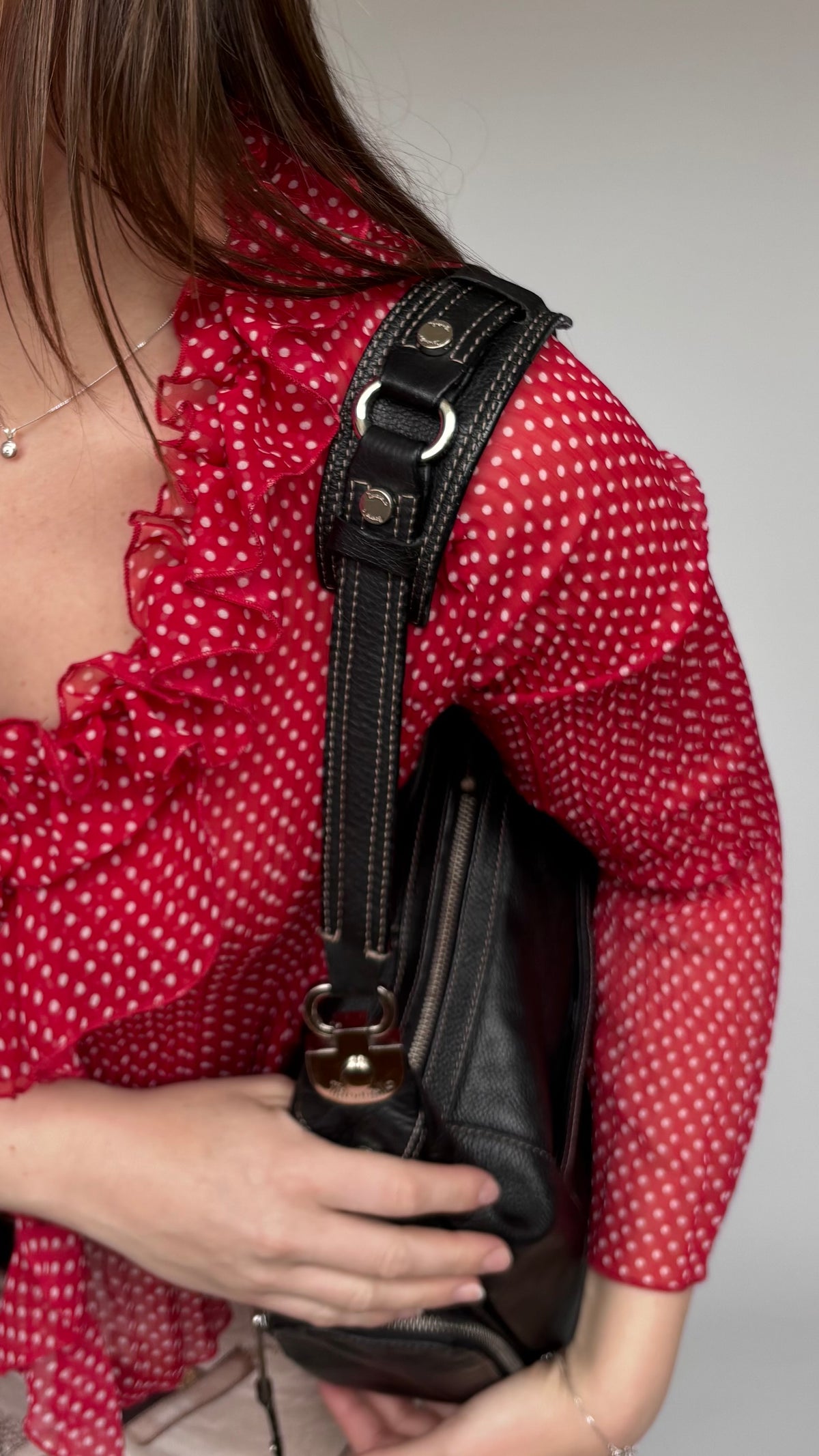 Tignanello Leather Shoulder Bag